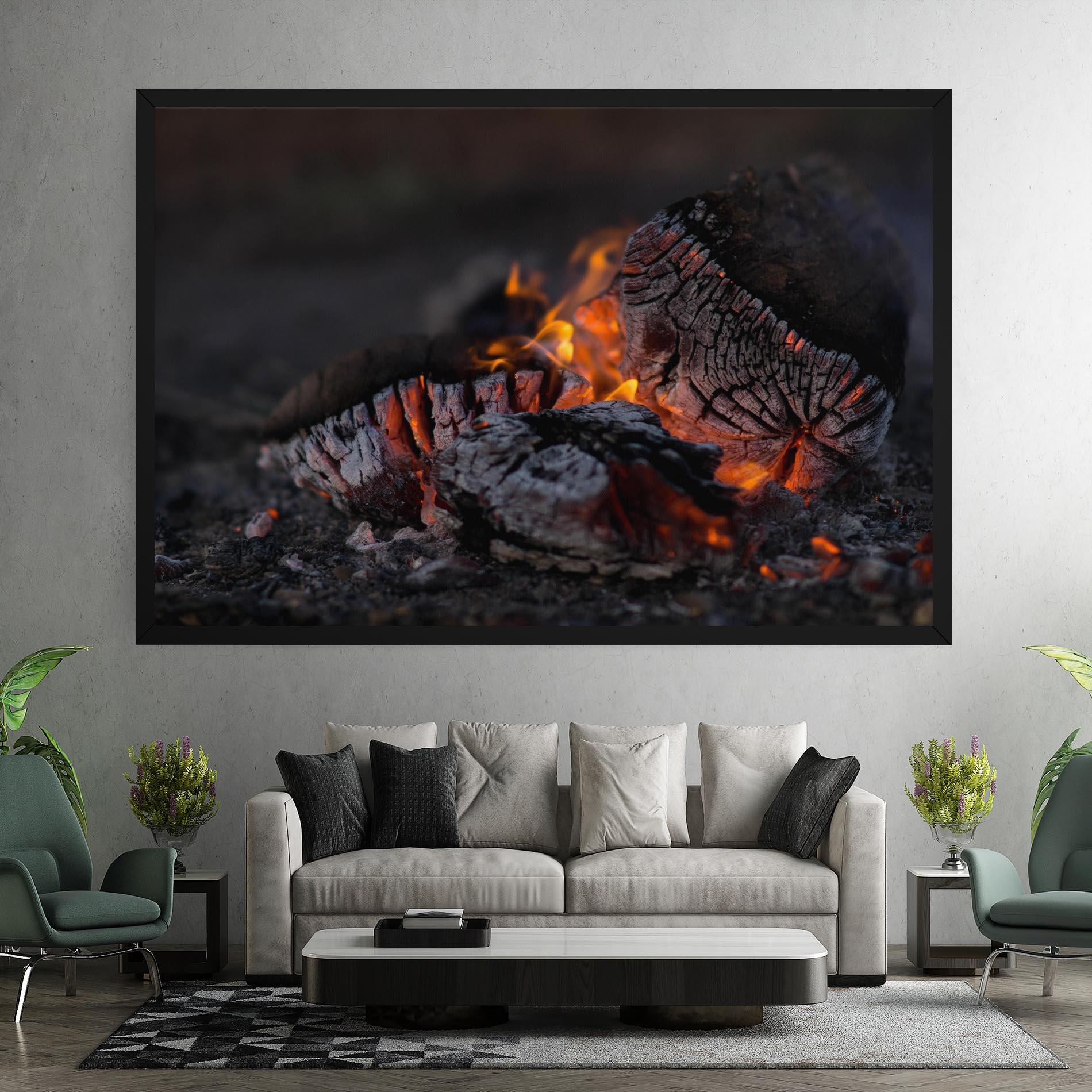 Leinwandbild Fire Start mockup 7