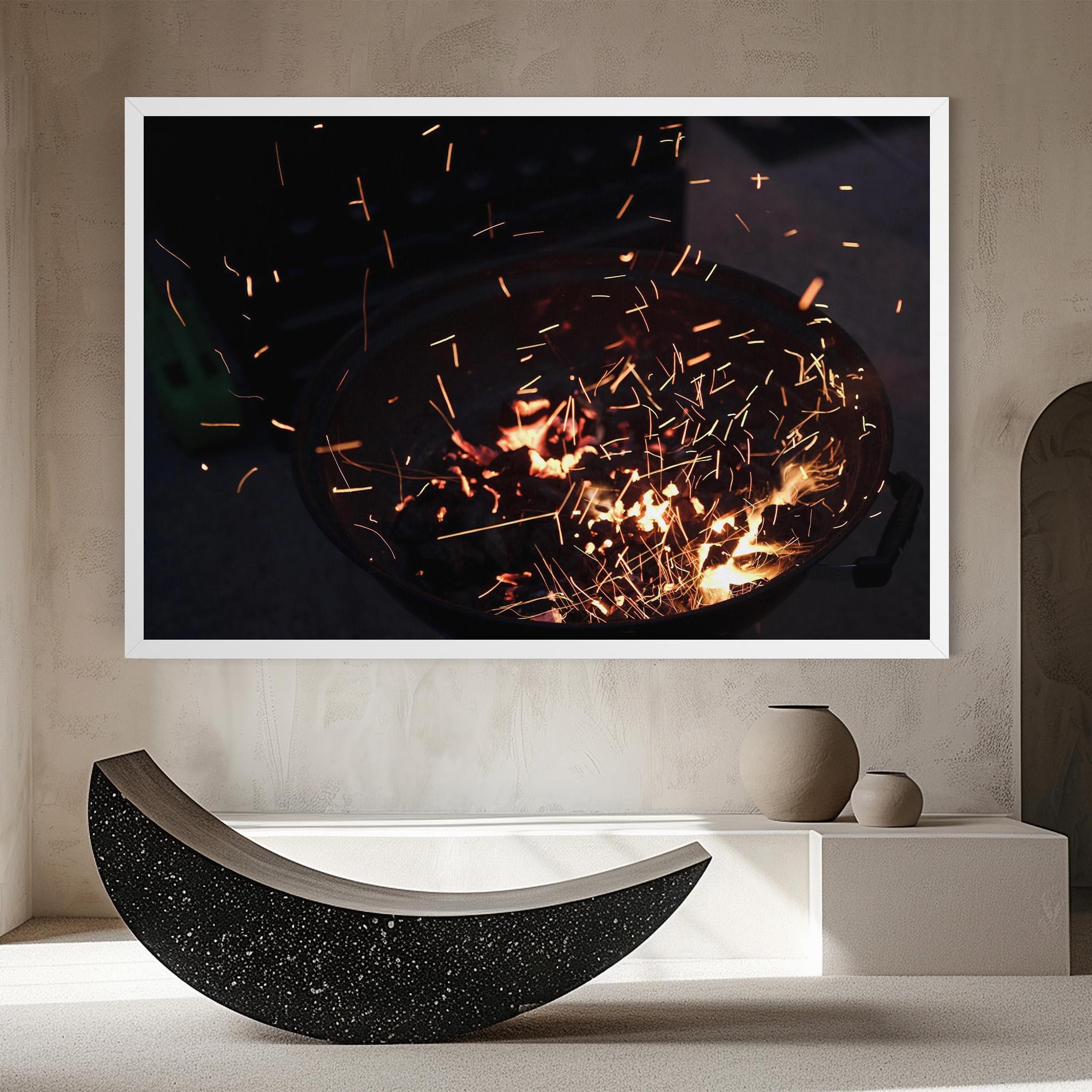 Leinwandbild Fire Little Lights mockup 8