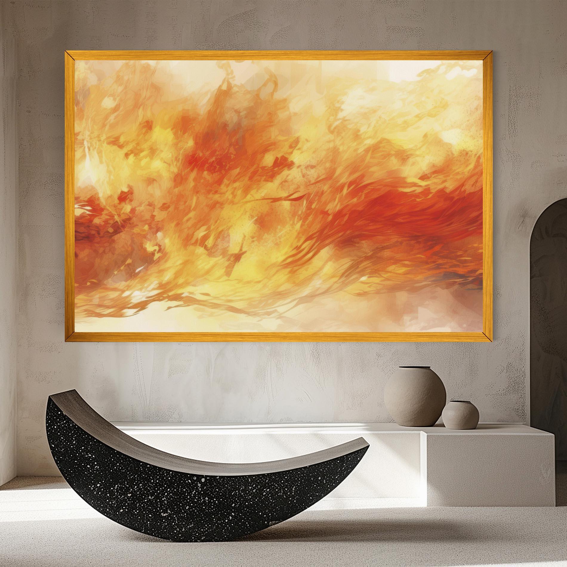 Leinwandbild Burning Sparkle mockup 8