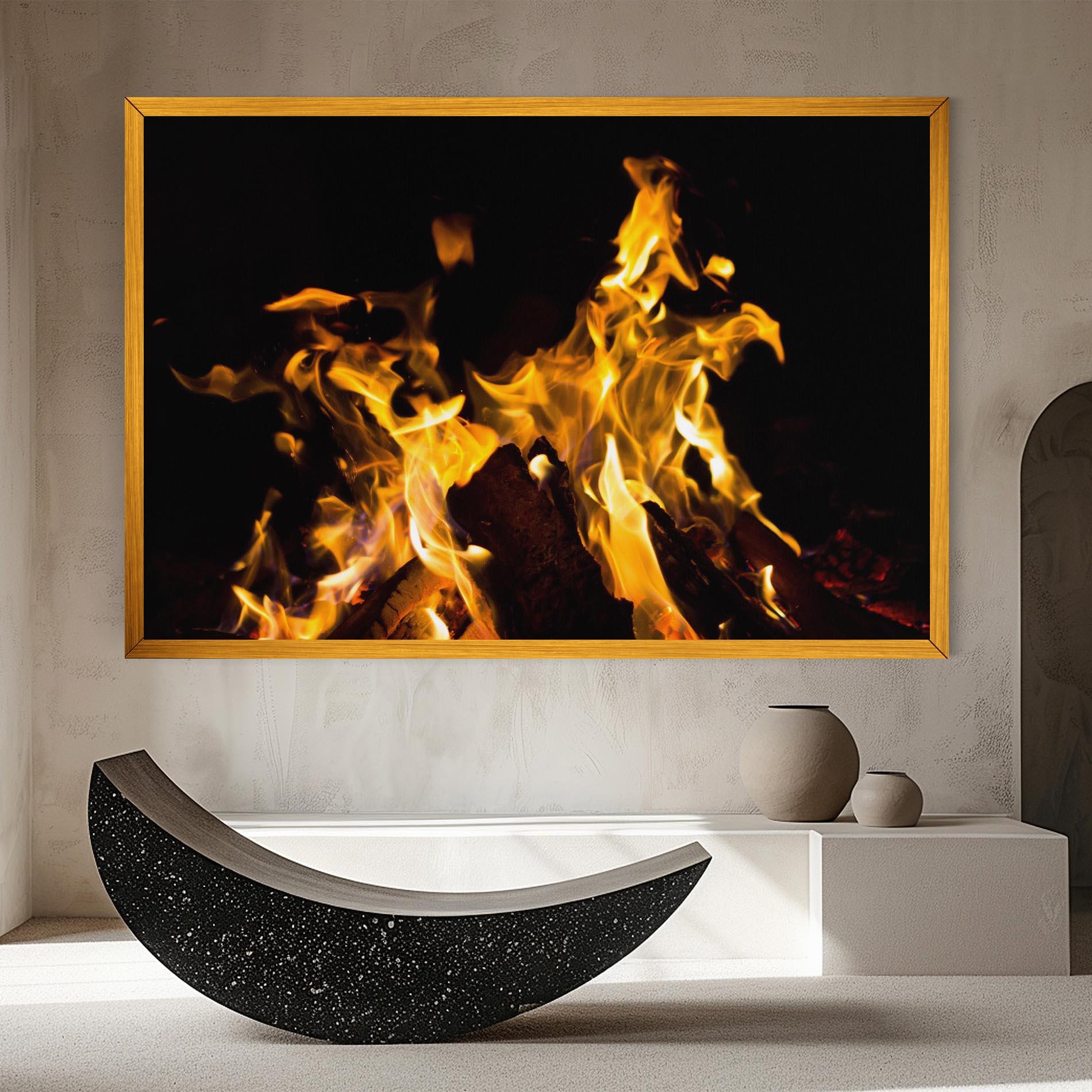 Leinwandbild Fire Dance mockup 8