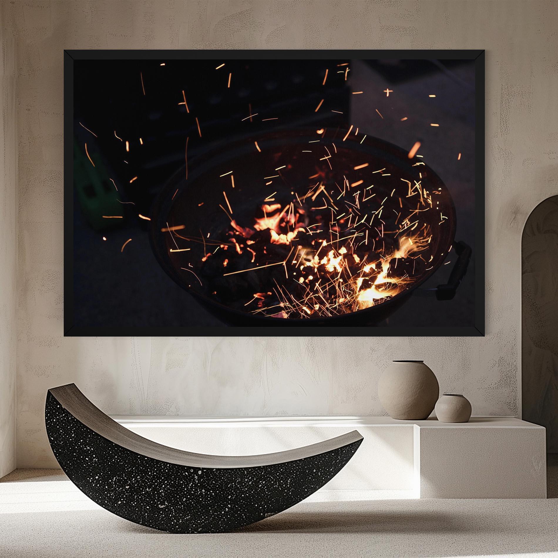 Leinwandbild Fire Little Lights mockup 8