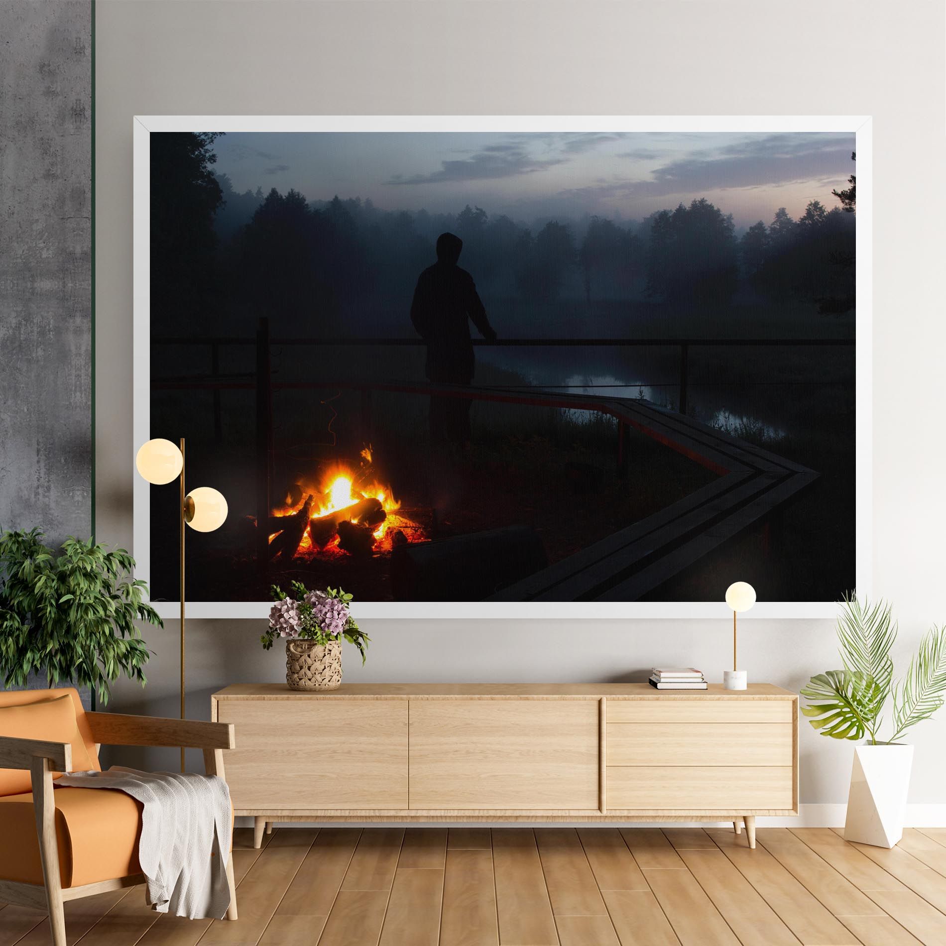 Beautiful Fire View mockup 9