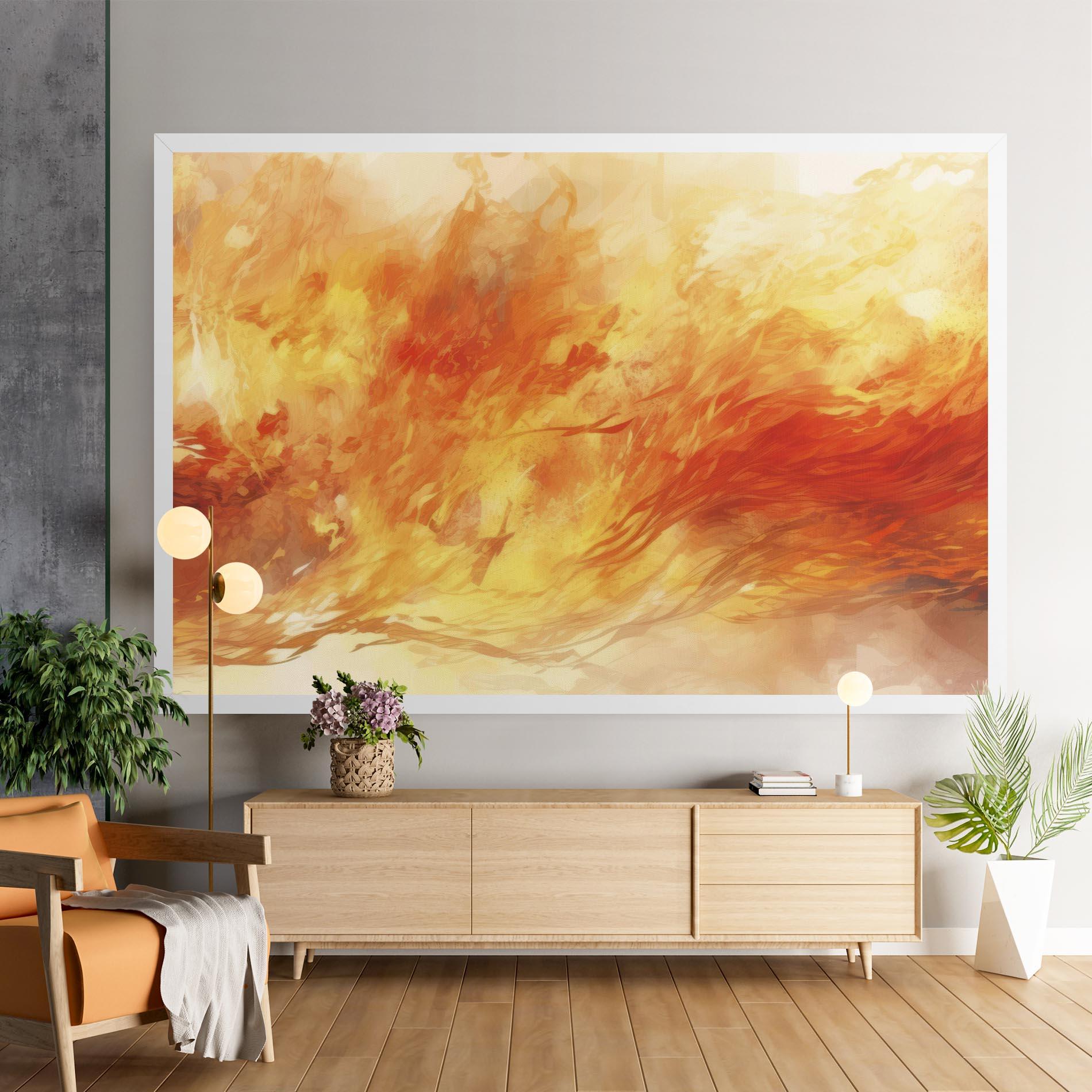 Leinwandbild Burning Sparkle mockup 9