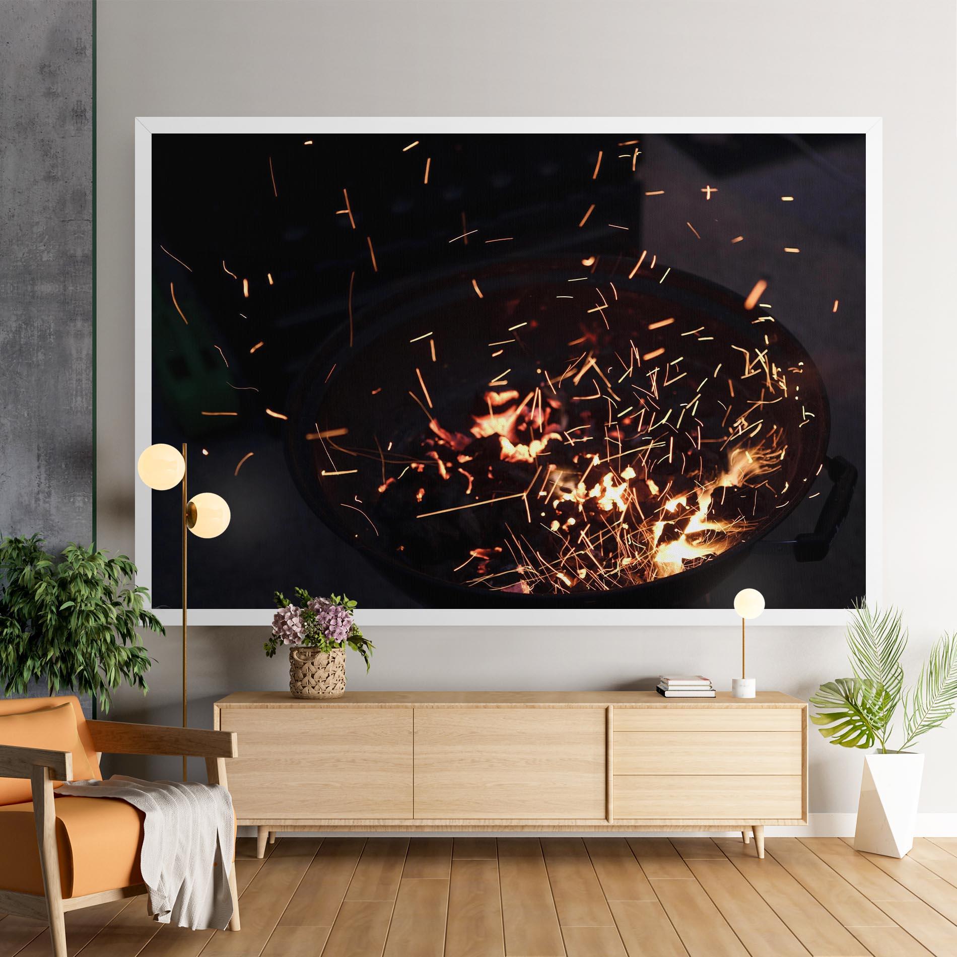 Leinwandbild Fire Little Lights mockup 9
