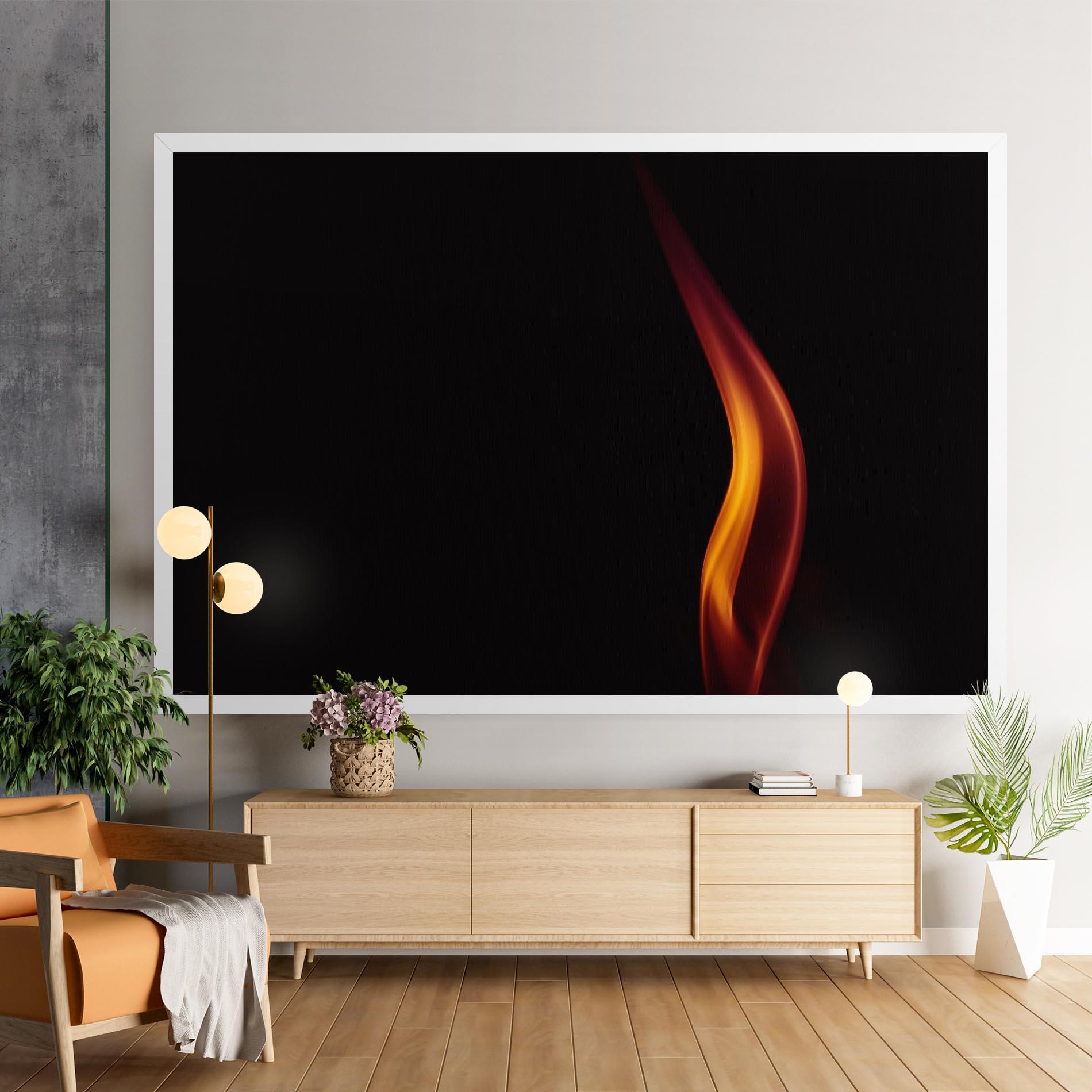 Leinwandbild Flame Relax mockup 9