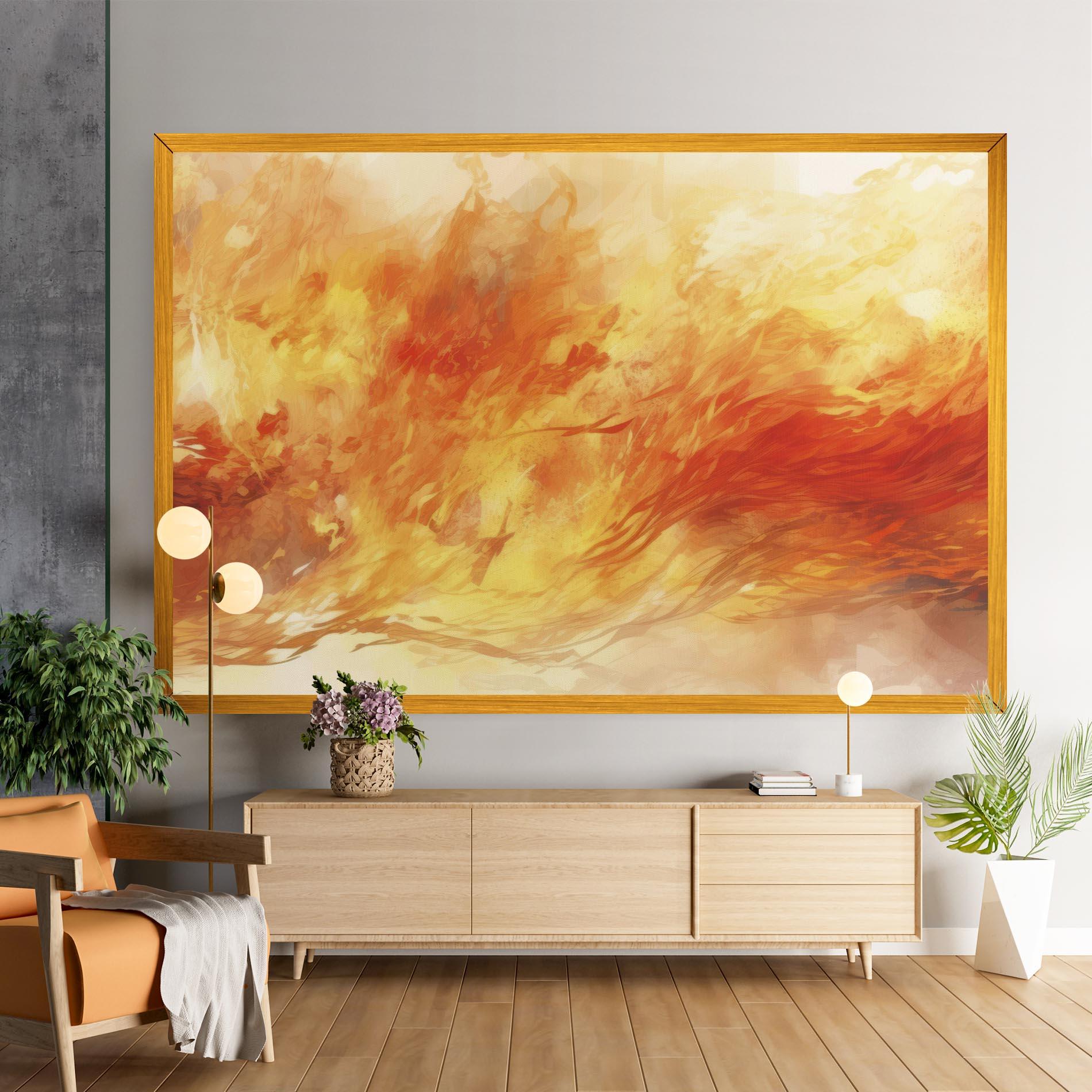 Leinwandbild Burning Sparkle mockup 9