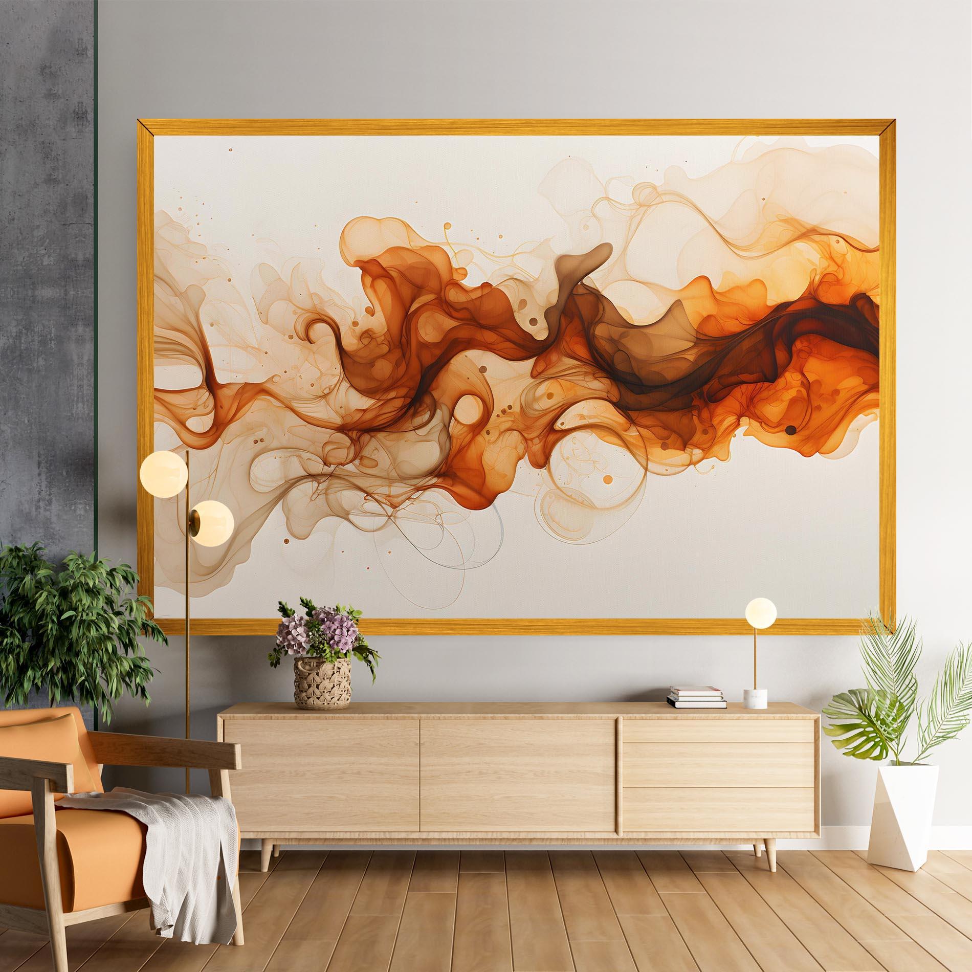 Leinwandbild Fire Aroma mockup 9