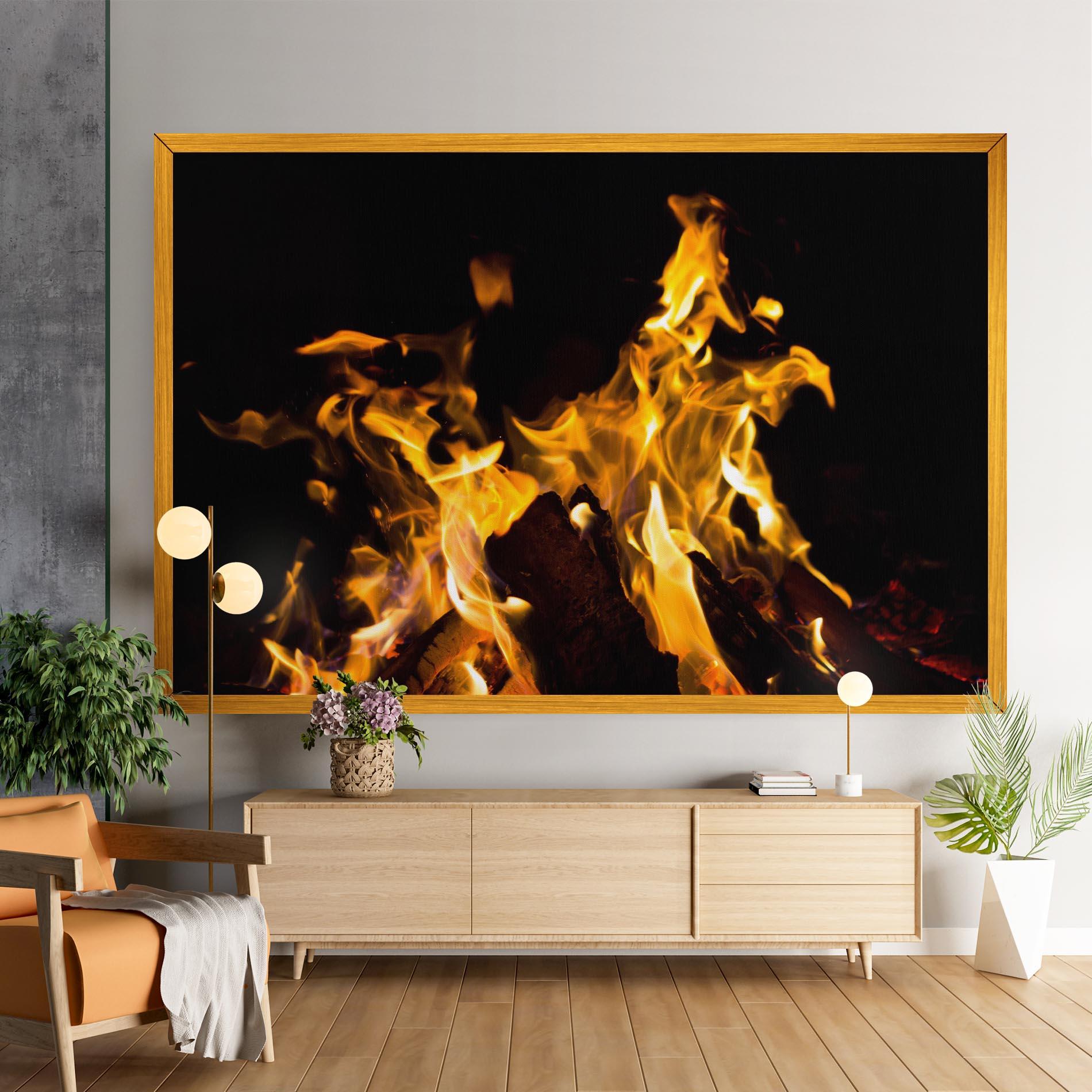 Leinwandbild Fire Dance mockup 9