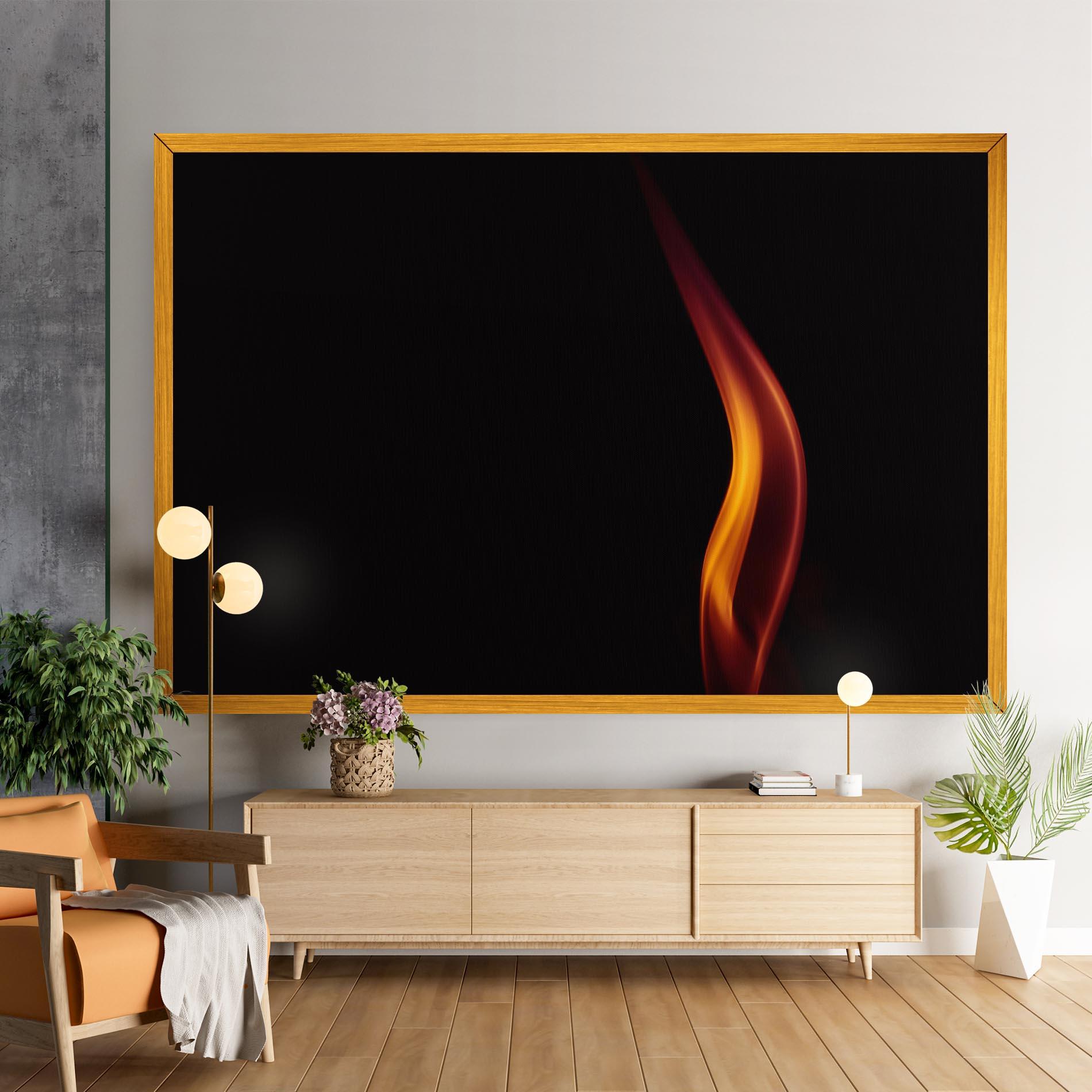 Leinwandbild Flame Relax mockup 9
