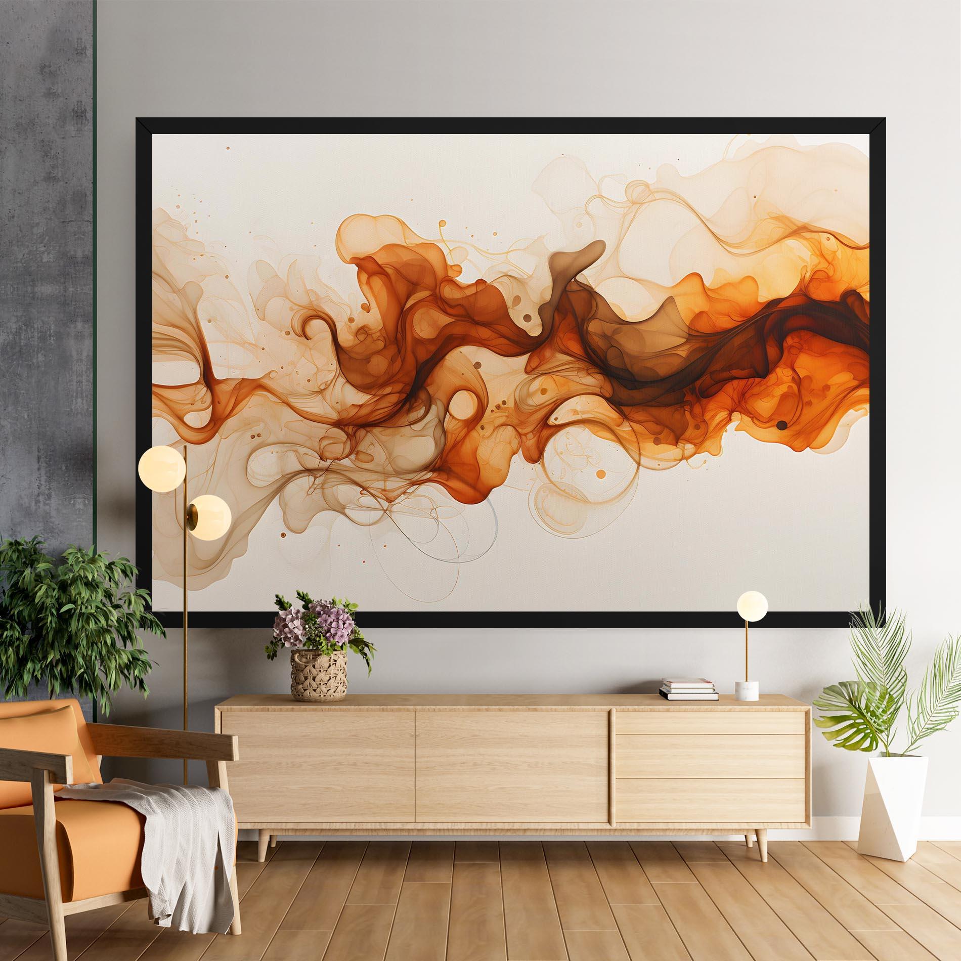 Leinwandbild Fire Aroma mockup 9