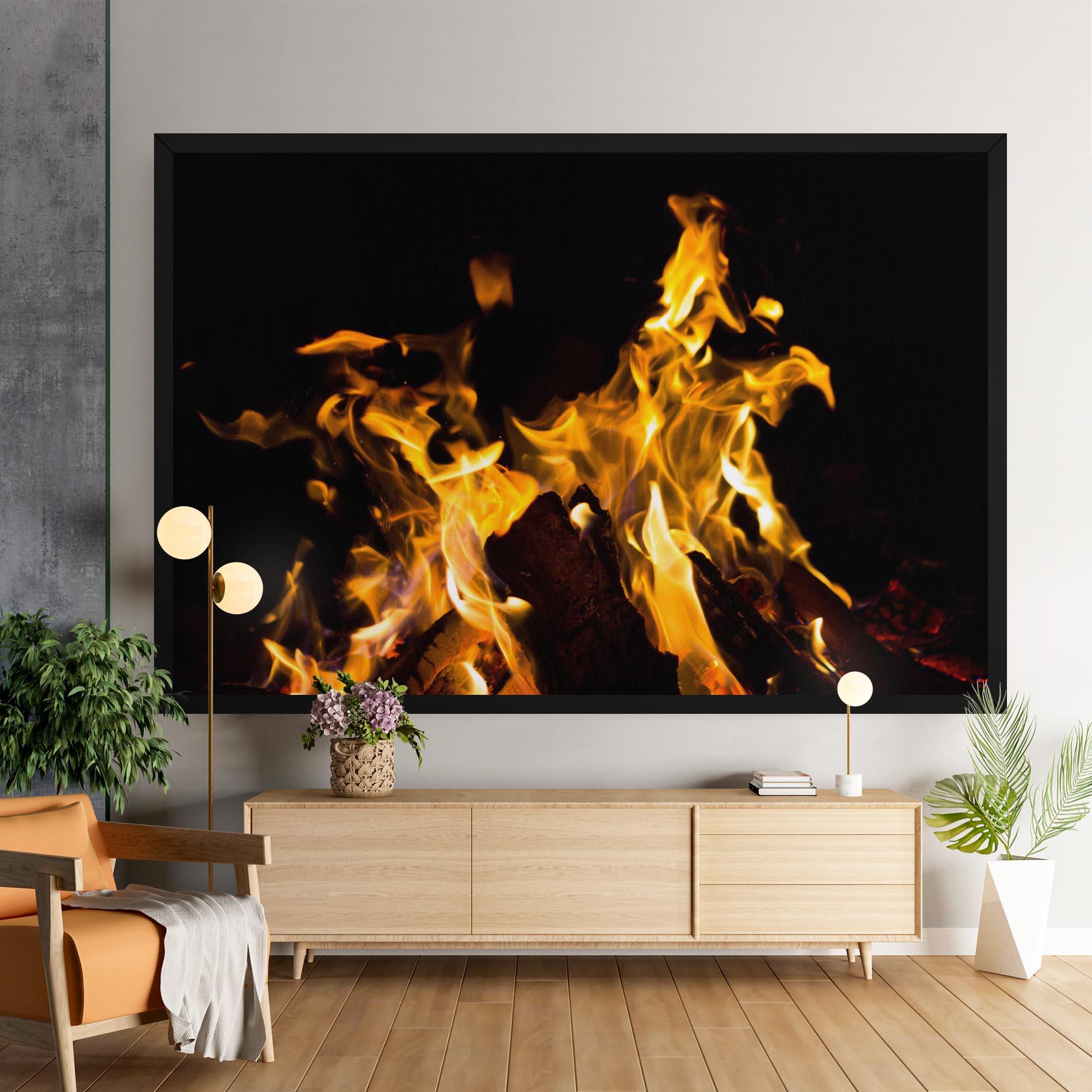 Leinwandbild Fire Dance mockup 9