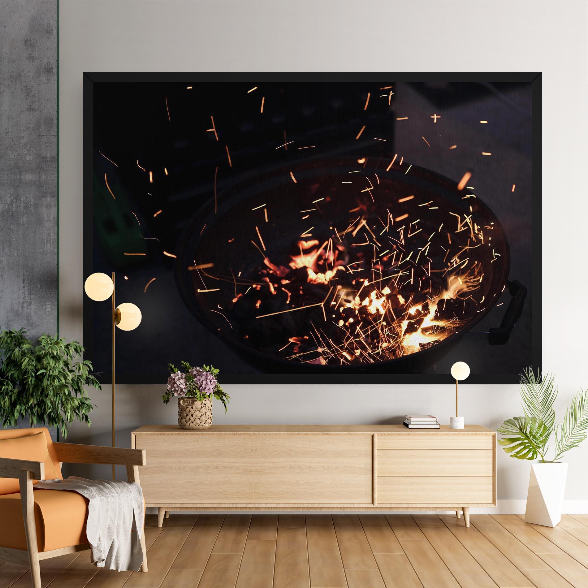 Leinwandbild Fire Little Lights mockup 9