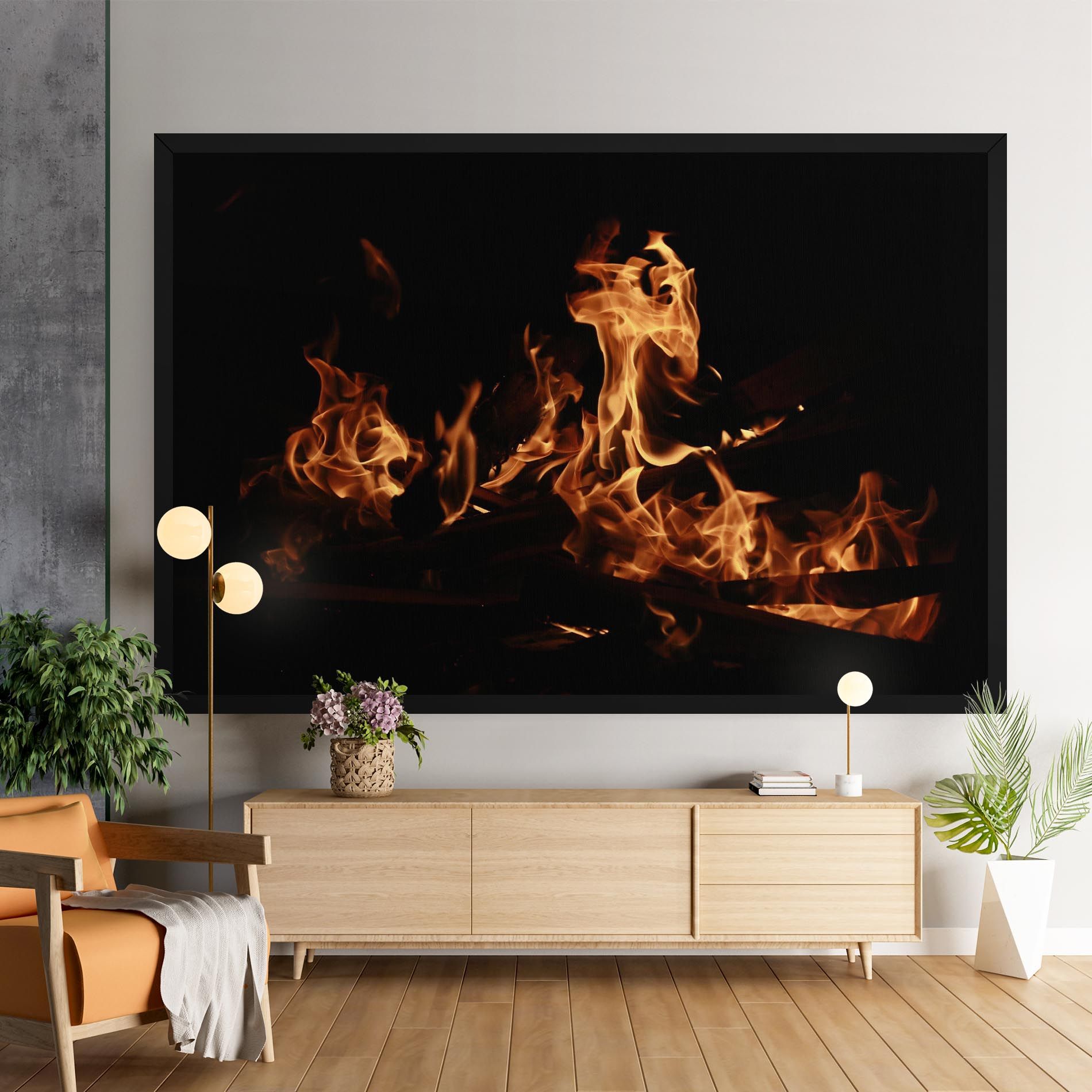 Fire On Black mockup 9