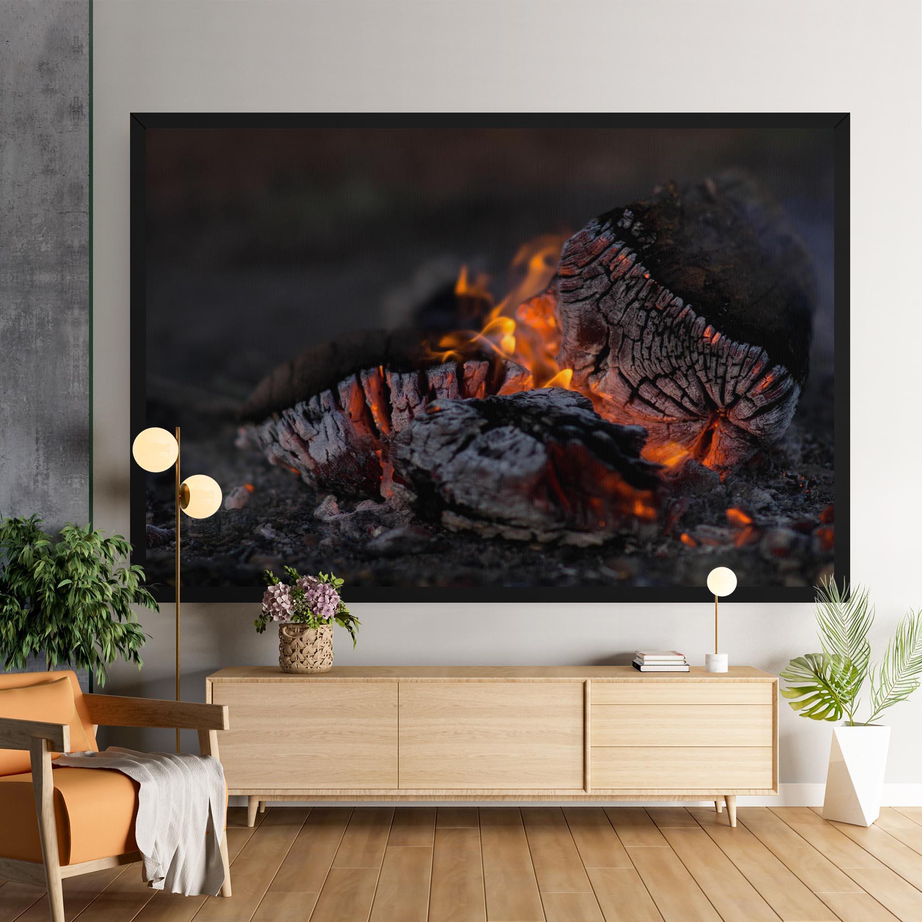 Leinwandbild Fire Start mockup 9