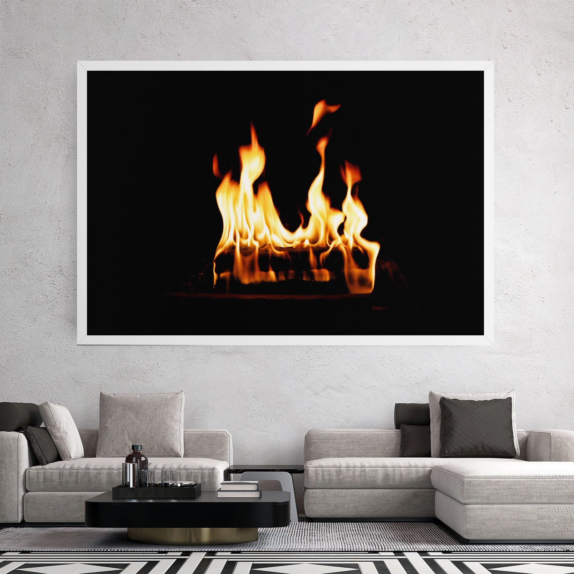 Leinwandbild Calm Fire mockup 2