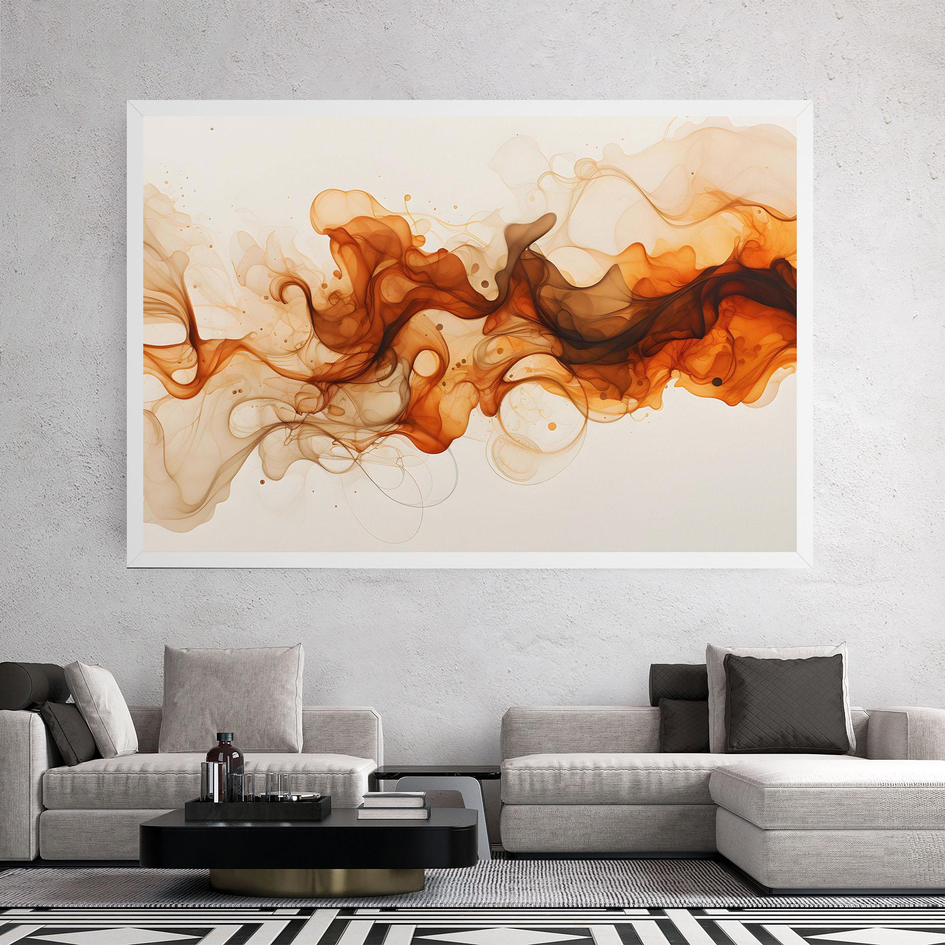 Leinwandbild Fire Aroma mockup 2