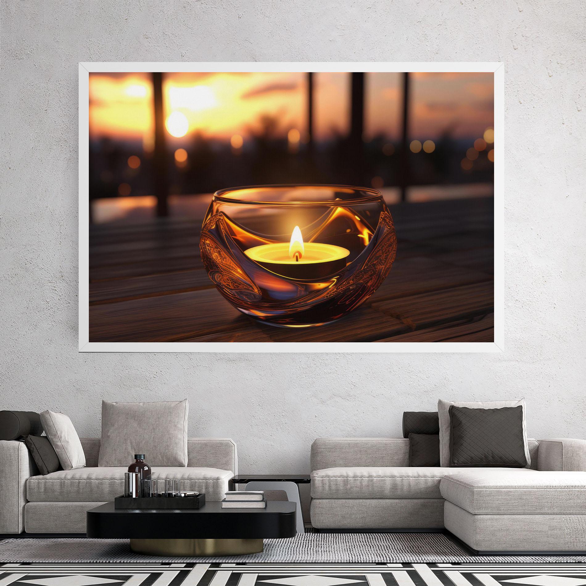 Leinwandbild Fire Bowl mockup 2