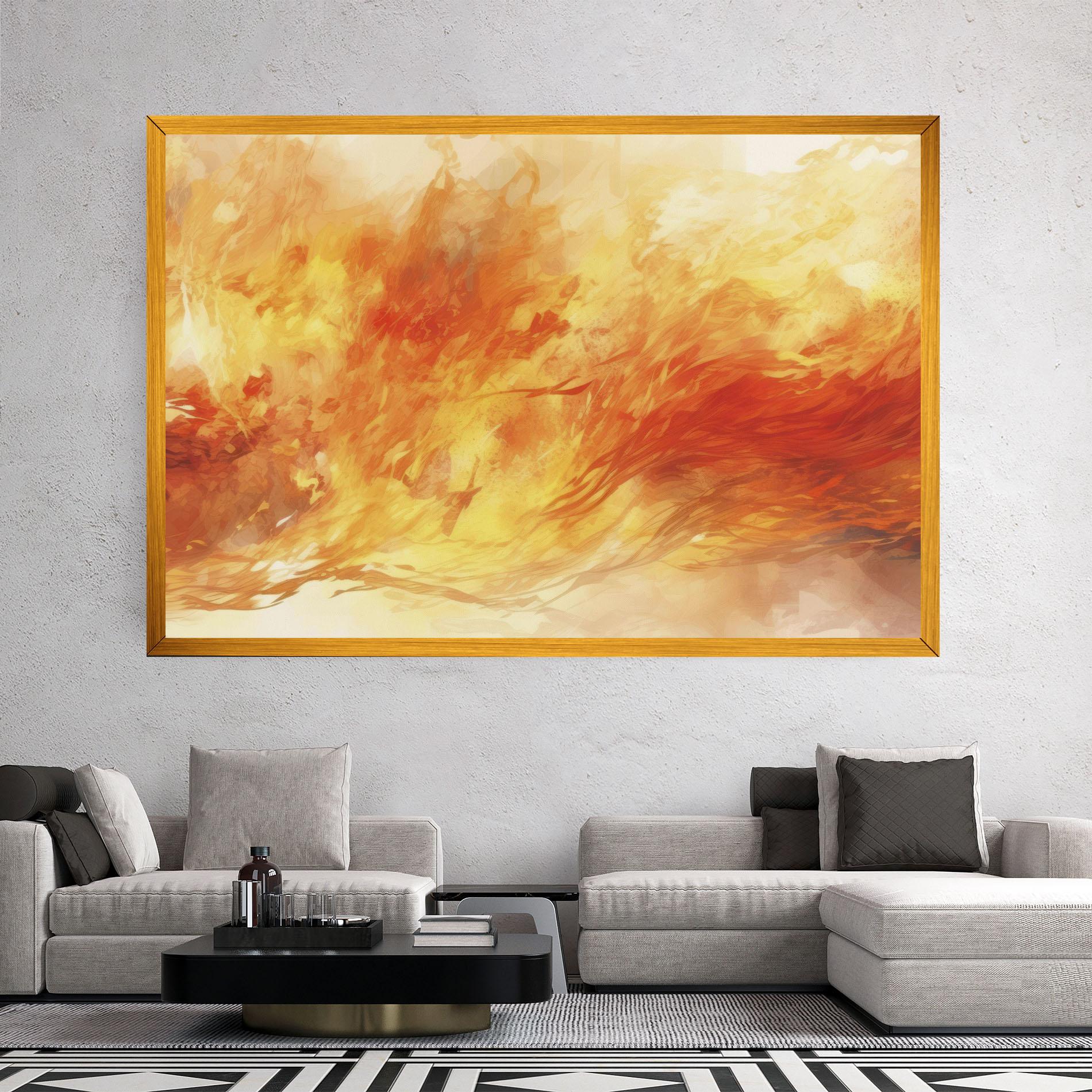 Leinwandbild Burning Sparkle mockup 2