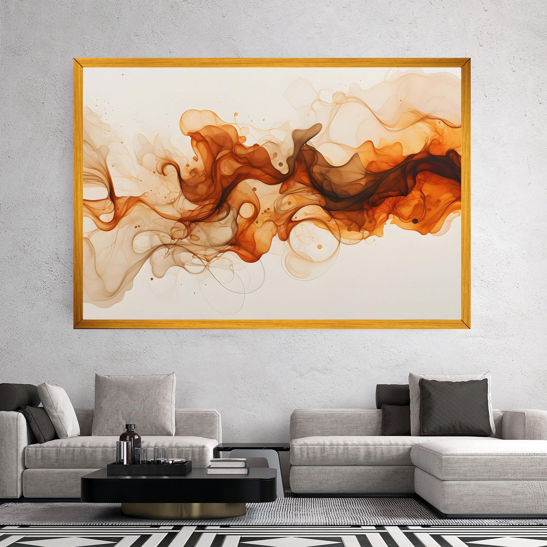 Leinwandbild Fire Aroma mockup 2