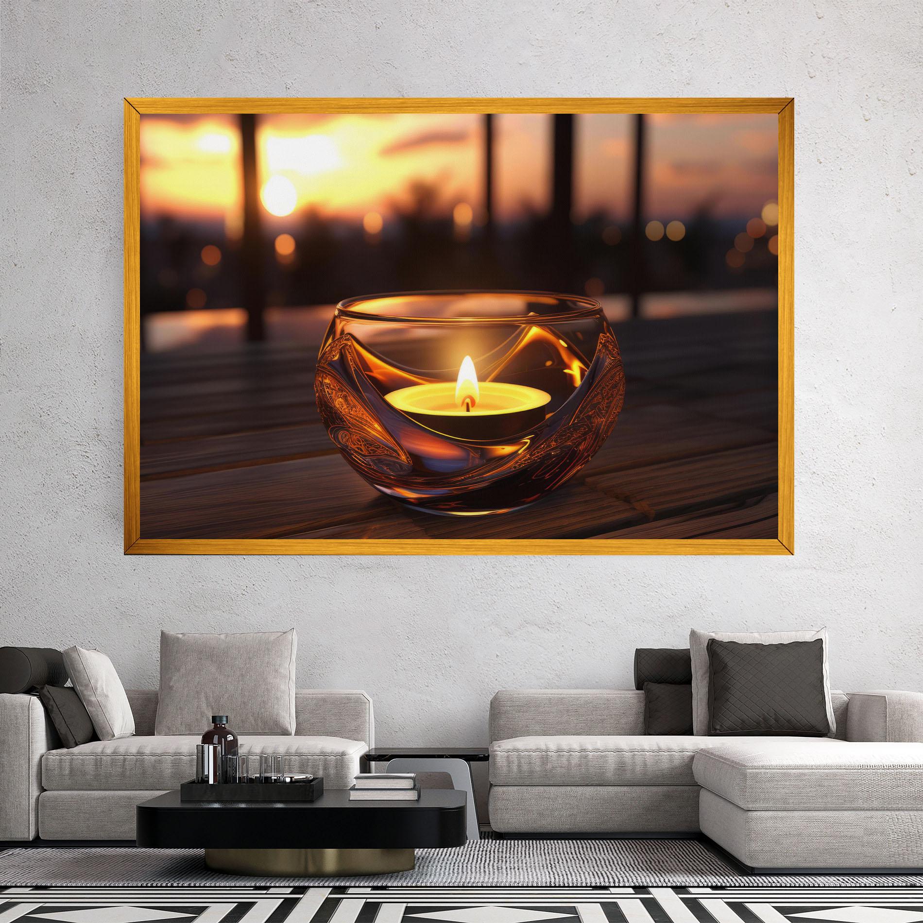 Leinwandbild Fire Bowl mockup 2