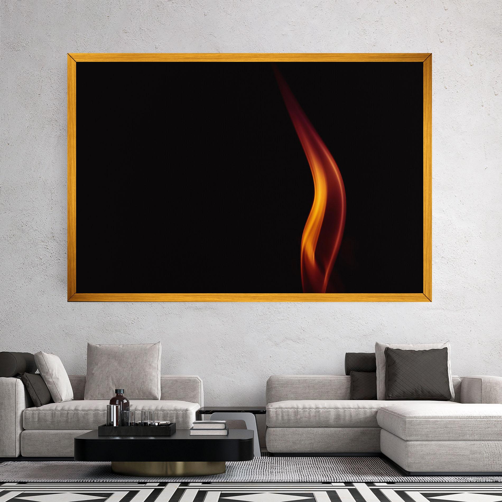Leinwandbild Flame Relax mockup 2
