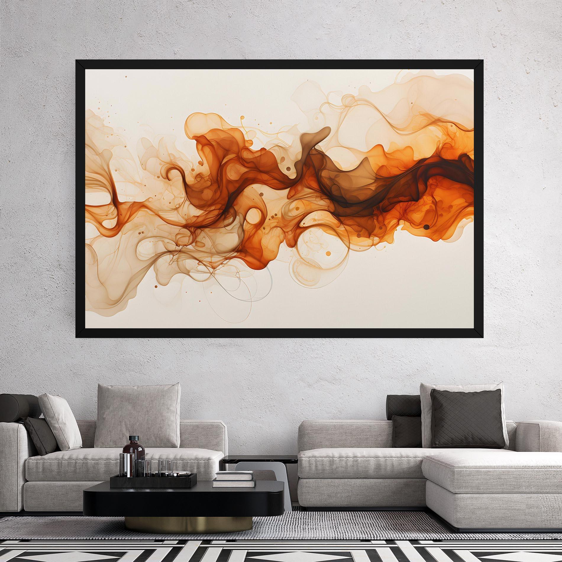 Leinwandbild Fire Aroma mockup 2