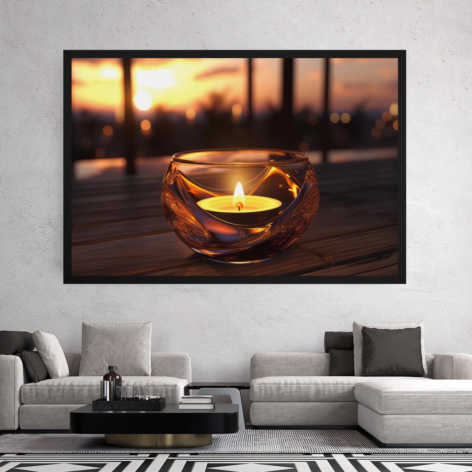 Leinwandbild Fire Bowl mockup 2