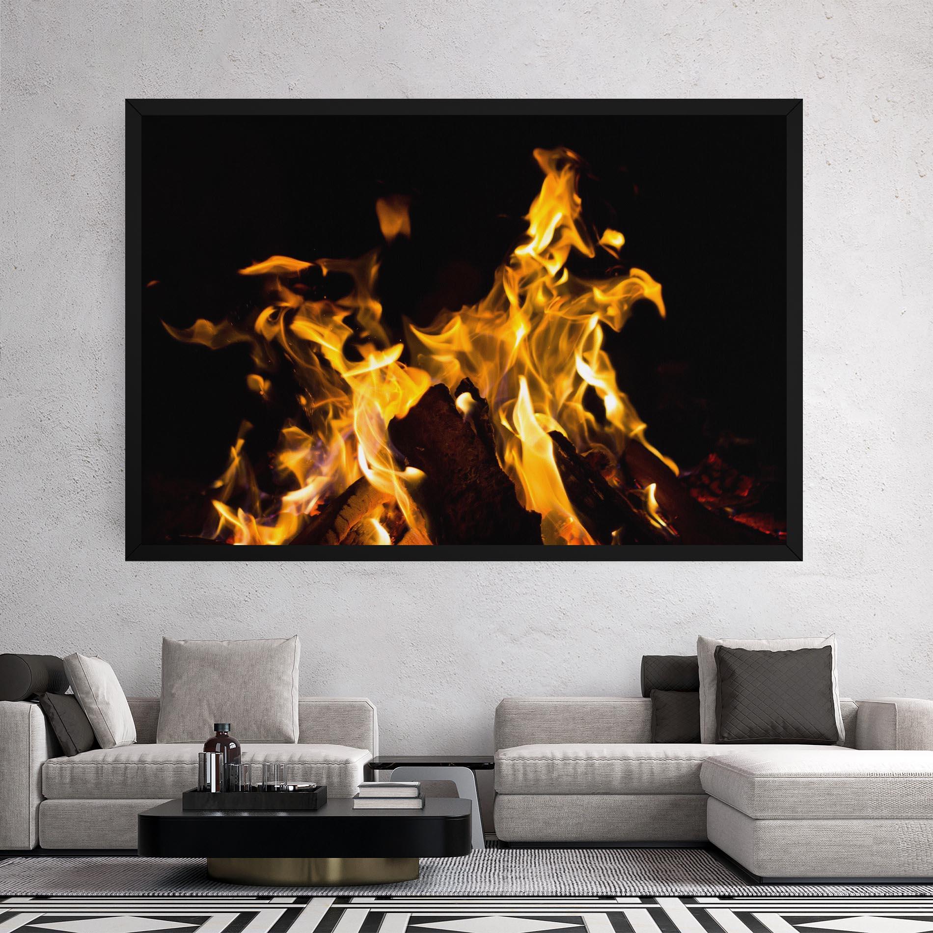 Leinwandbild Fire Dance mockup 2