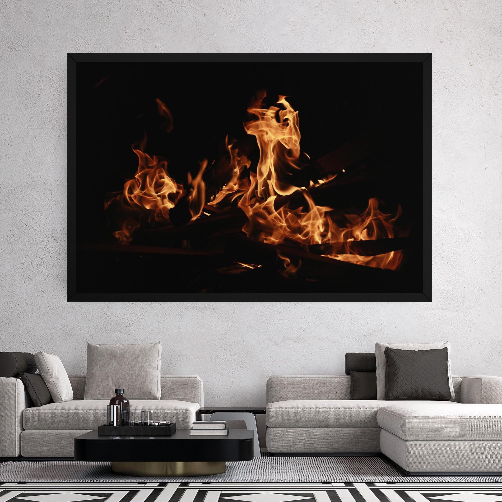 Fire On Black mockup 2