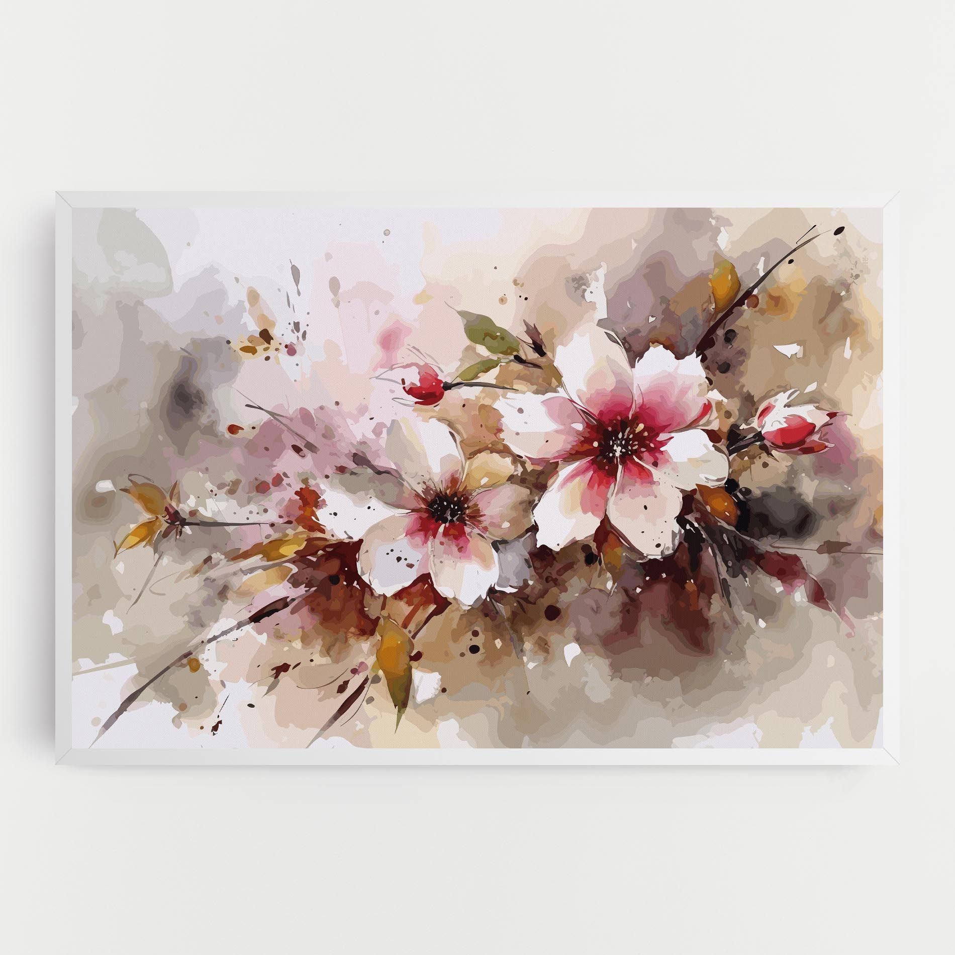 Beautiful Cherry Flower mockup 0