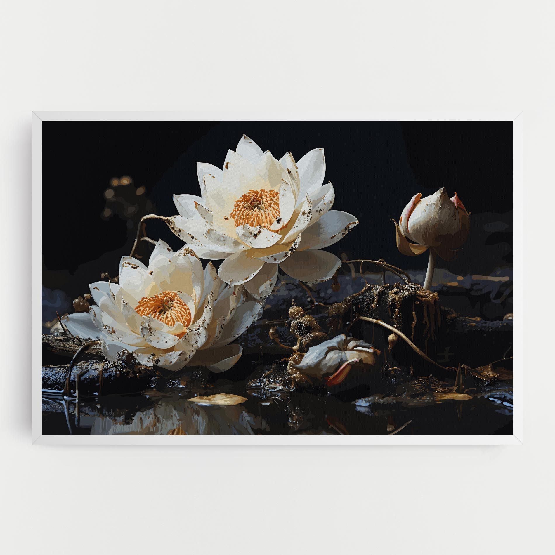 Beautiful White Nature mockup 0