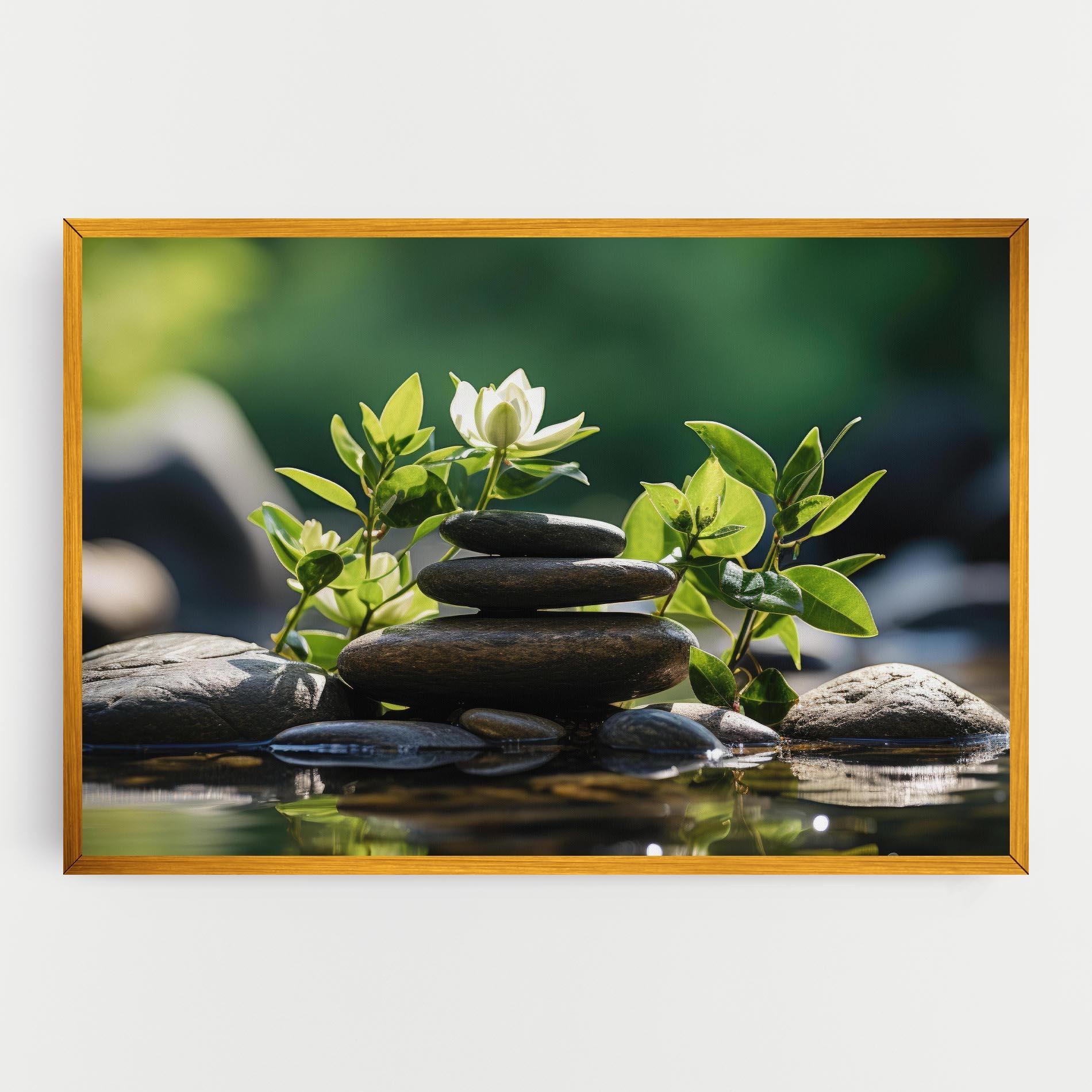 Leinwandbild Cinematic Stones mockup 0