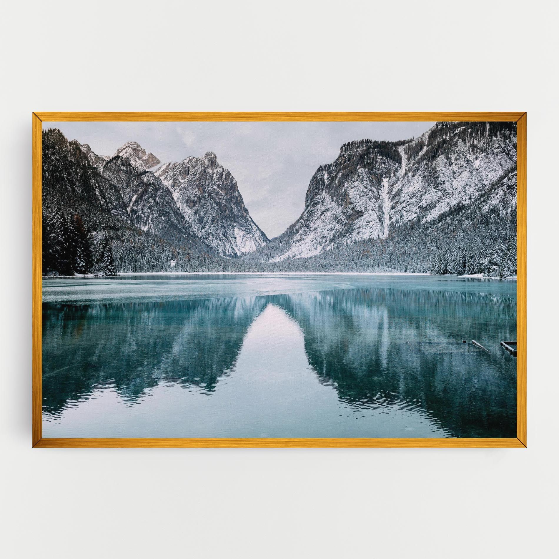 Lake Reflection Mountain mockup 0