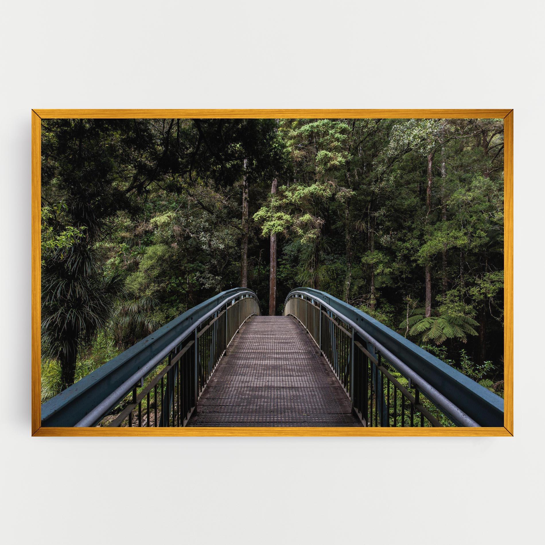 Leinwandbild Nature Bridge mockup 0