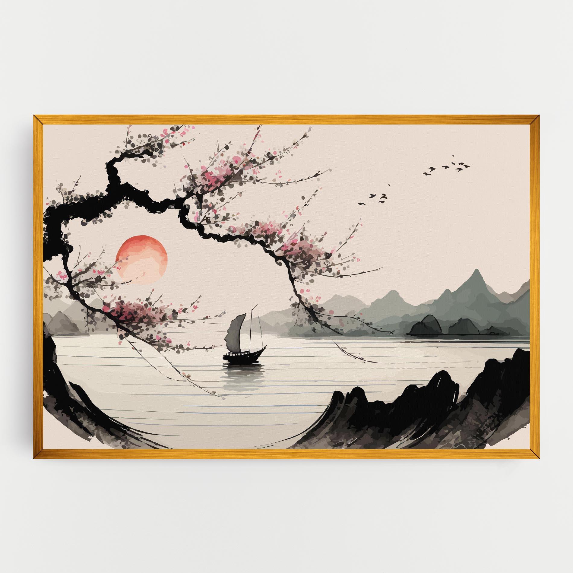 Leinwandbild Relaxing Nature mockup 0