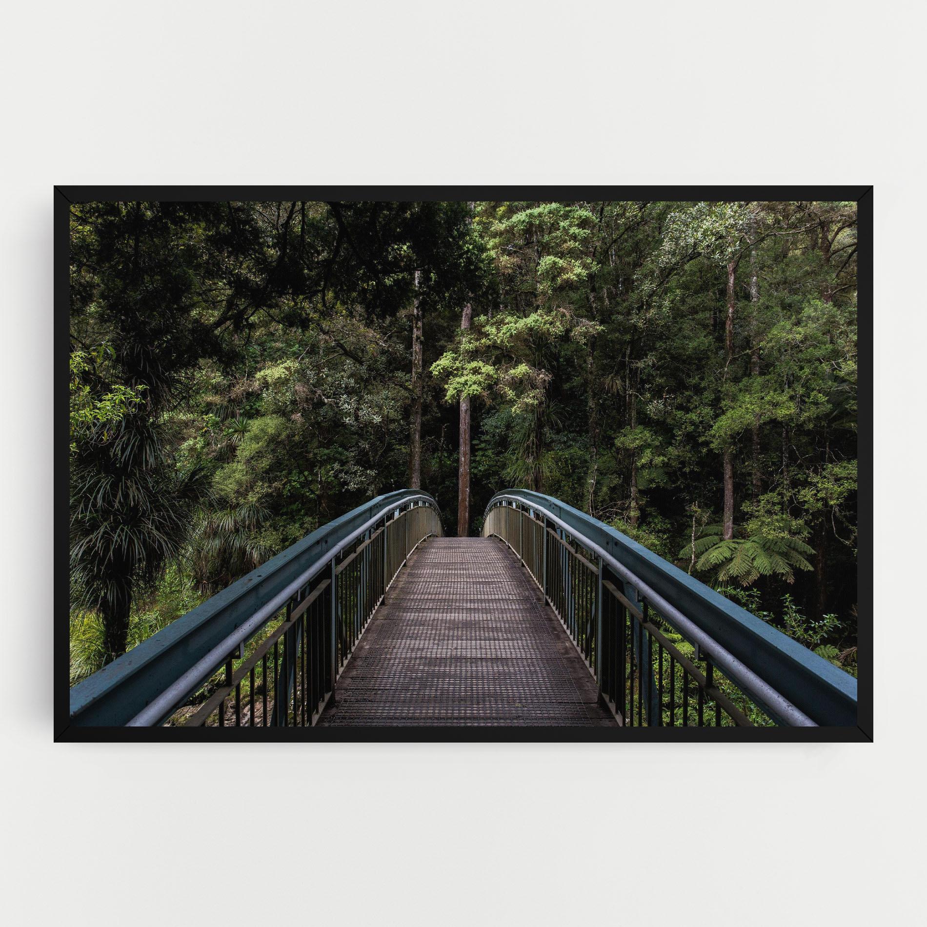 Leinwandbild Nature Bridge mockup 0