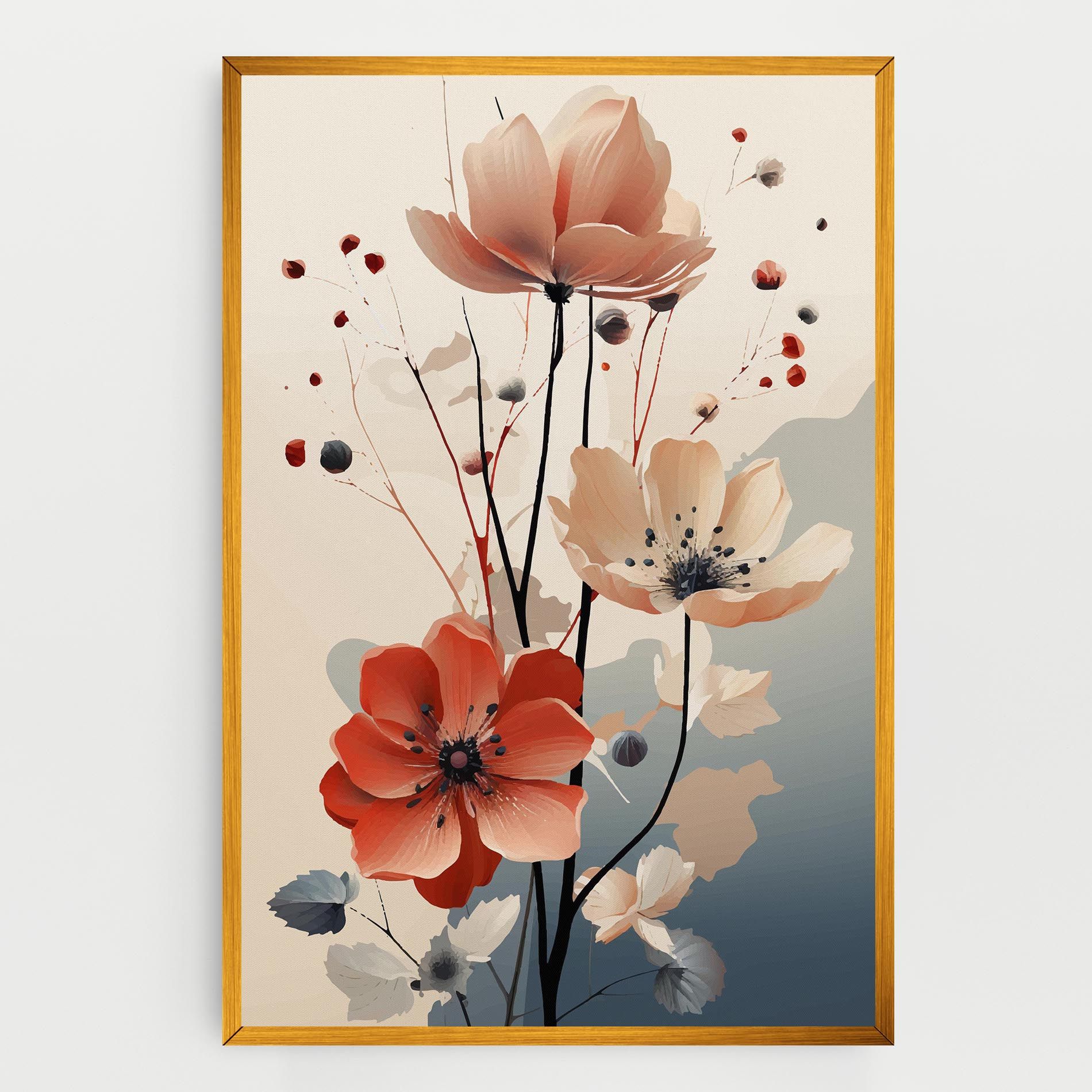 Cream Flower Nature mockup 0