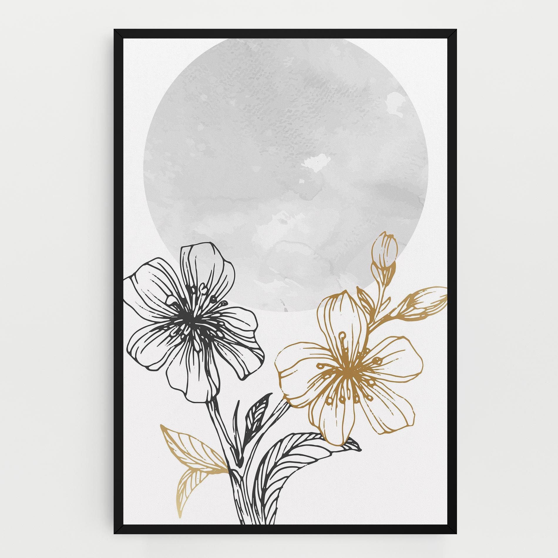 Grey Moon Flowers mockup 0