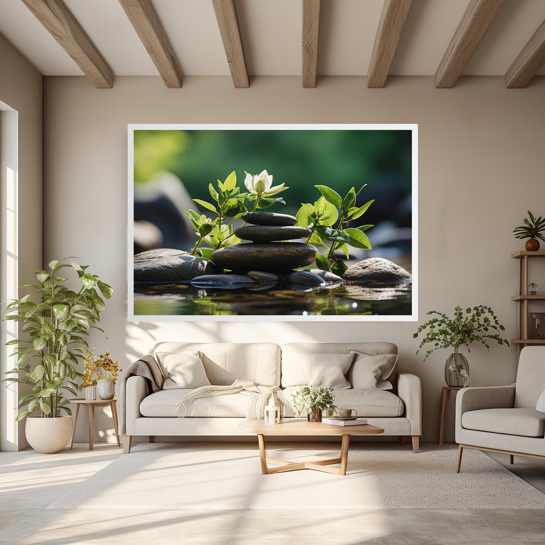 Leinwandbild Cinematic Stones mockup 6