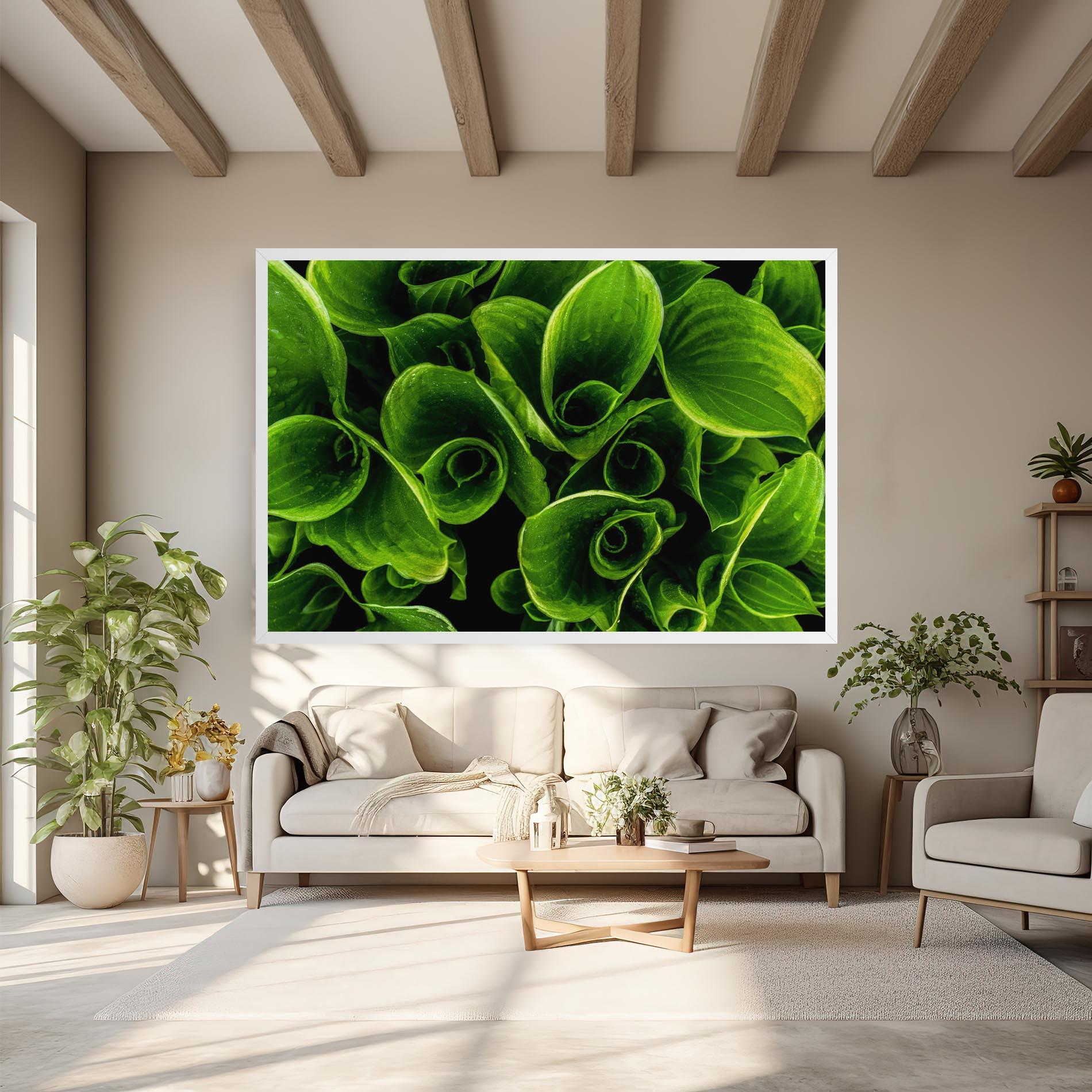 Leinwandbild Green Nature View mockup 6