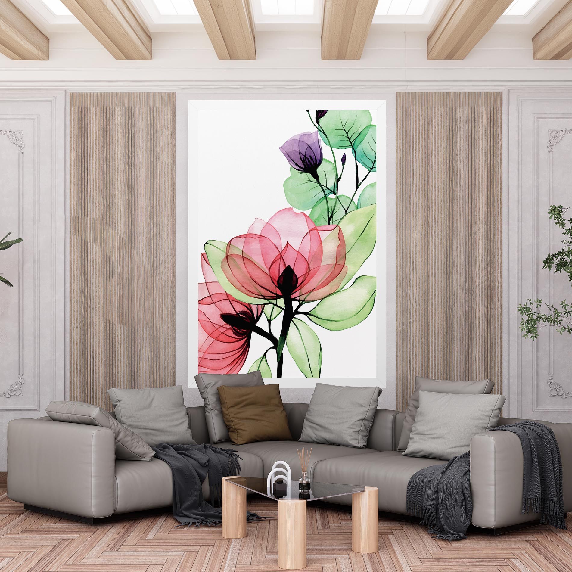 Pink Green Nature mockup 6