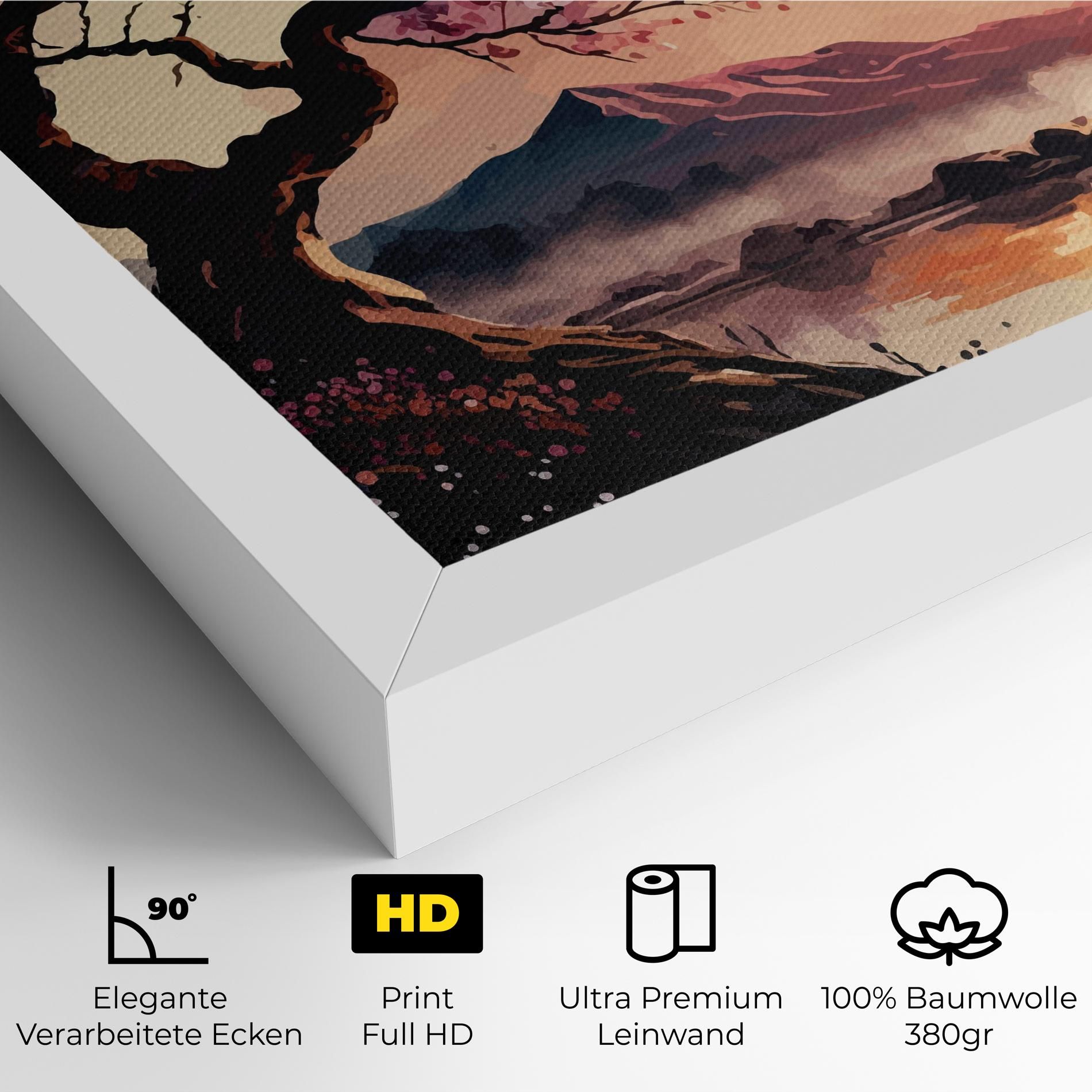 Pink Tree Nature mockup 4