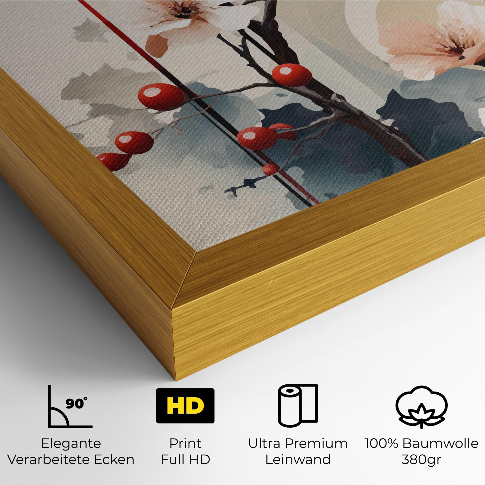 Leinwandbild Cream Nature mockup 4