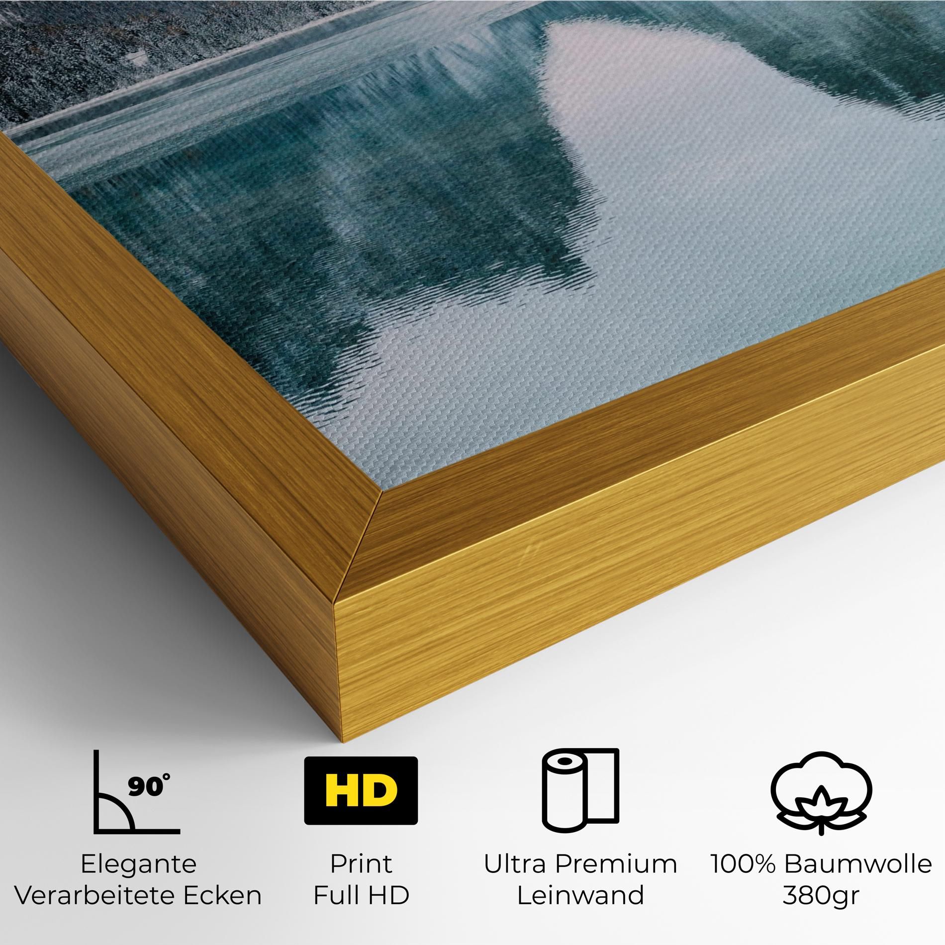 Lake Reflection Mountain mockup 4