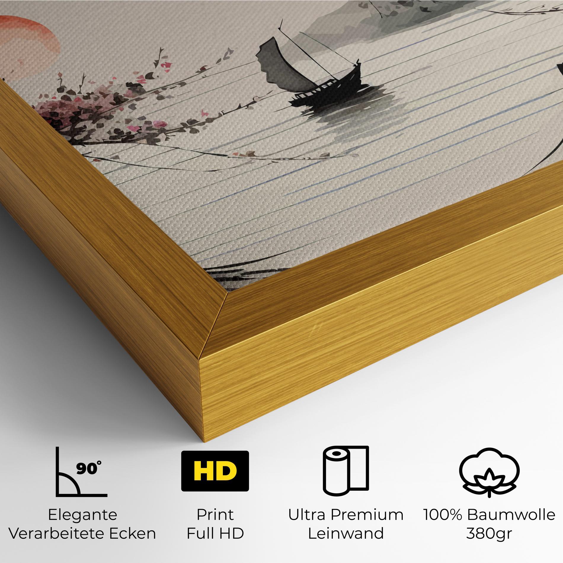 Leinwandbild Relaxing Nature mockup 4