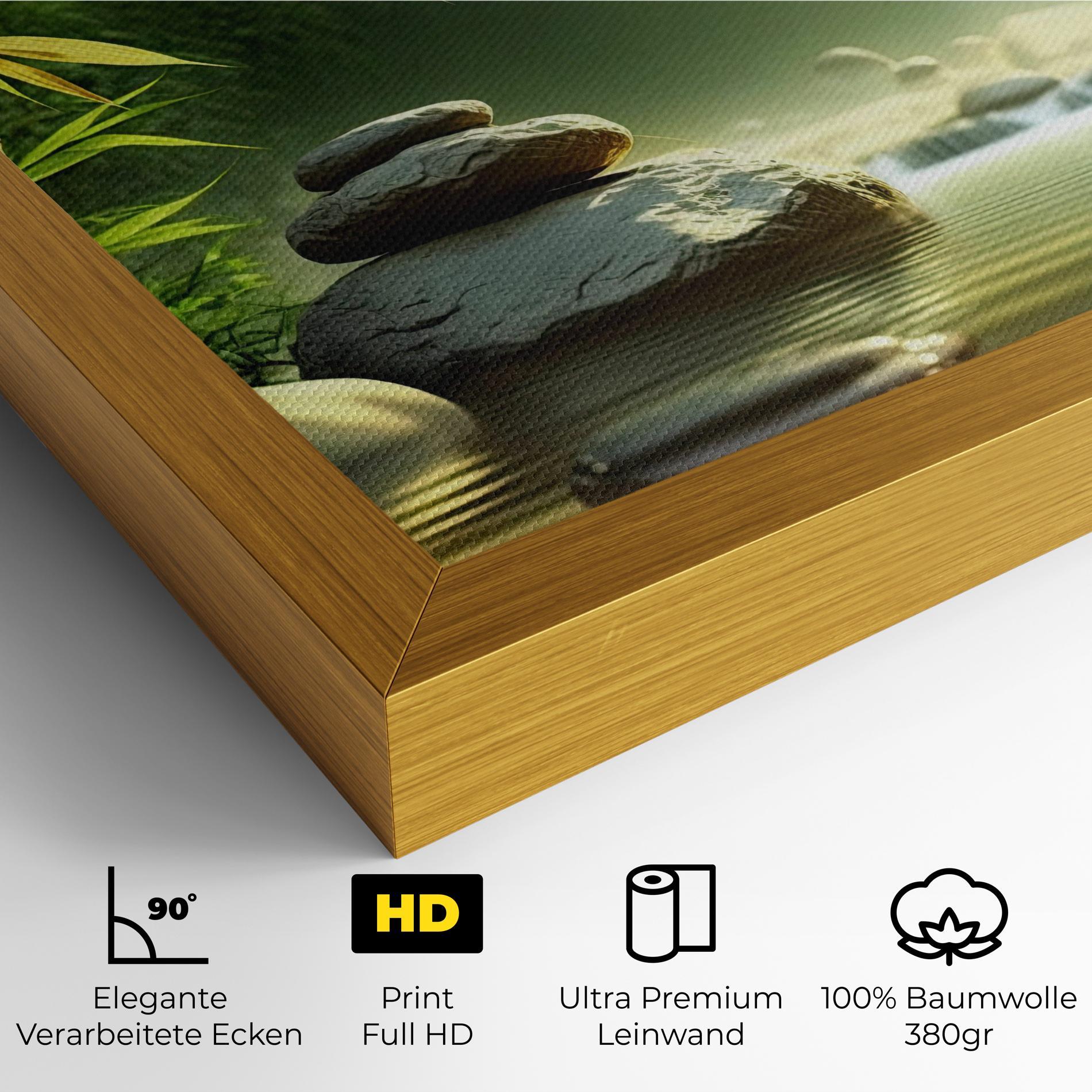 Leinwandbild Relaxing Spa Nature mockup 4
