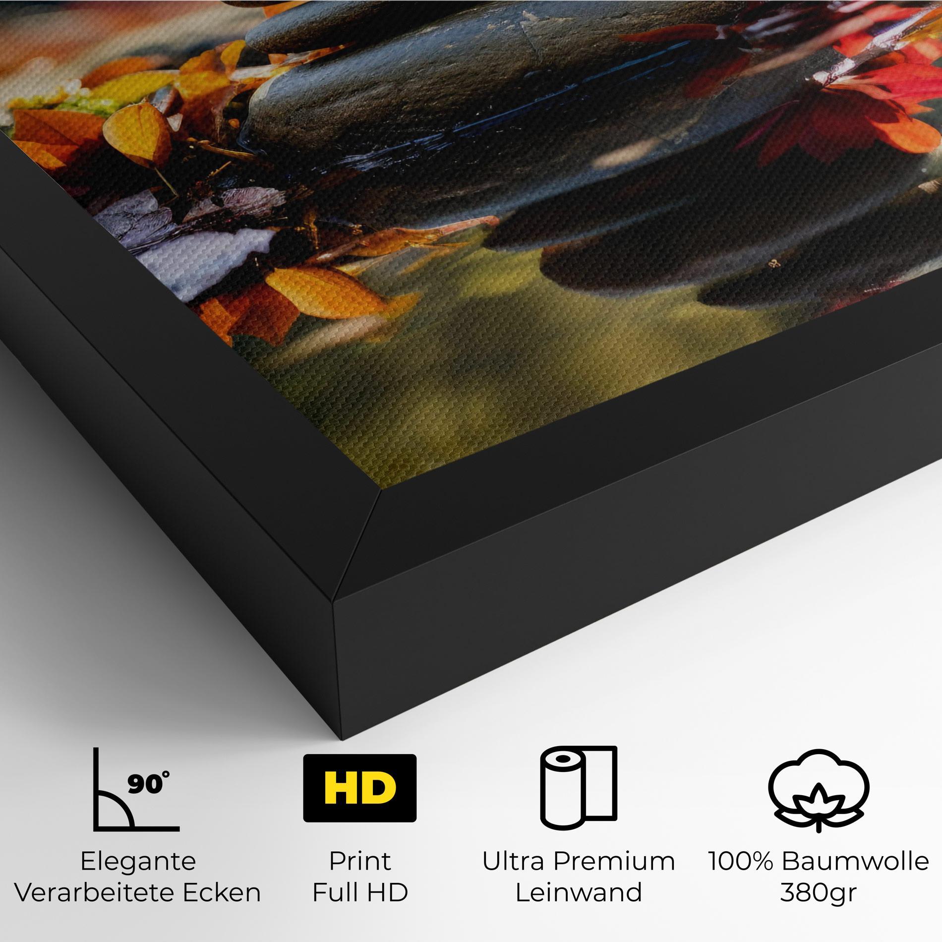 Leinwandbild Autumn Stones mockup 4