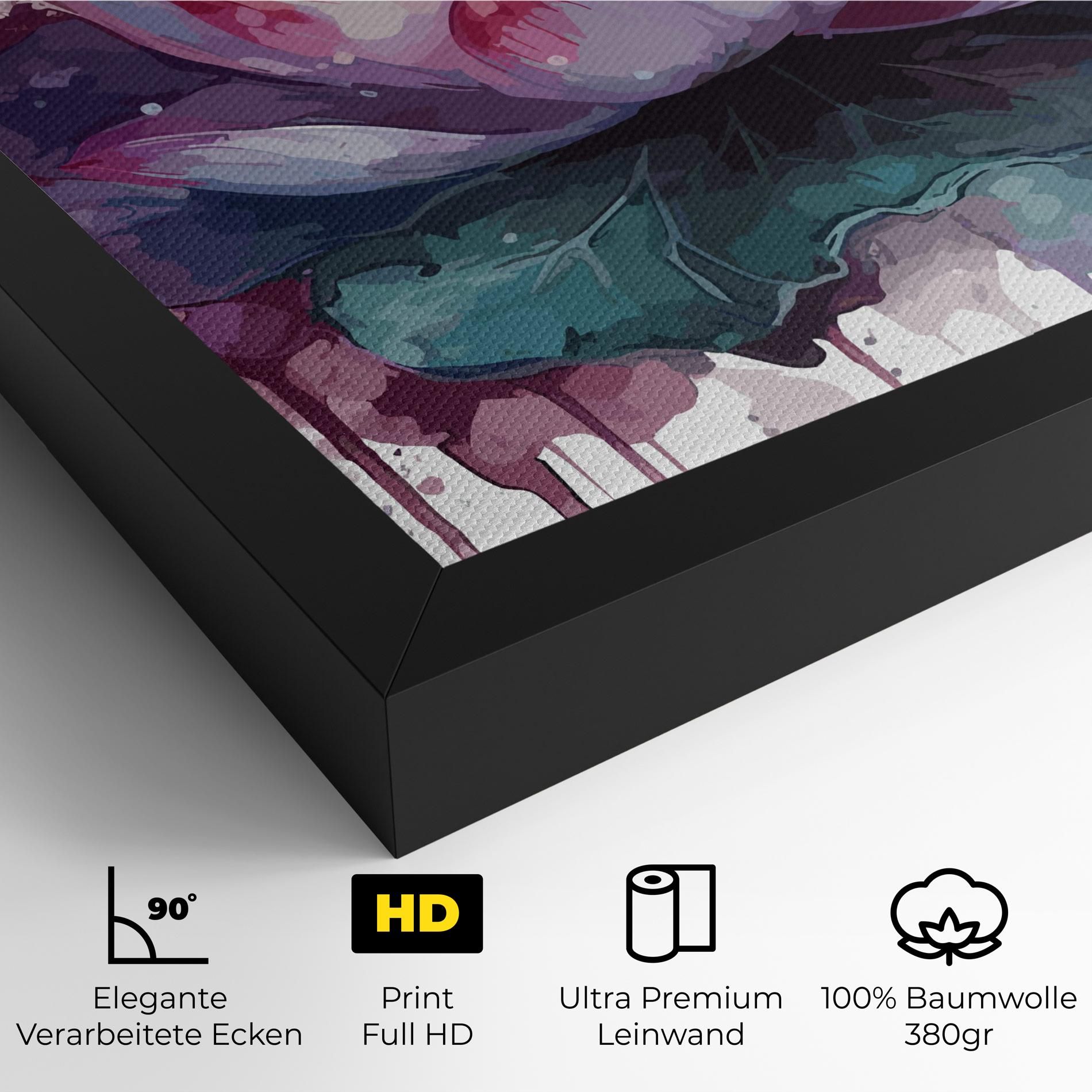 Green Purple Lotus mockup 4