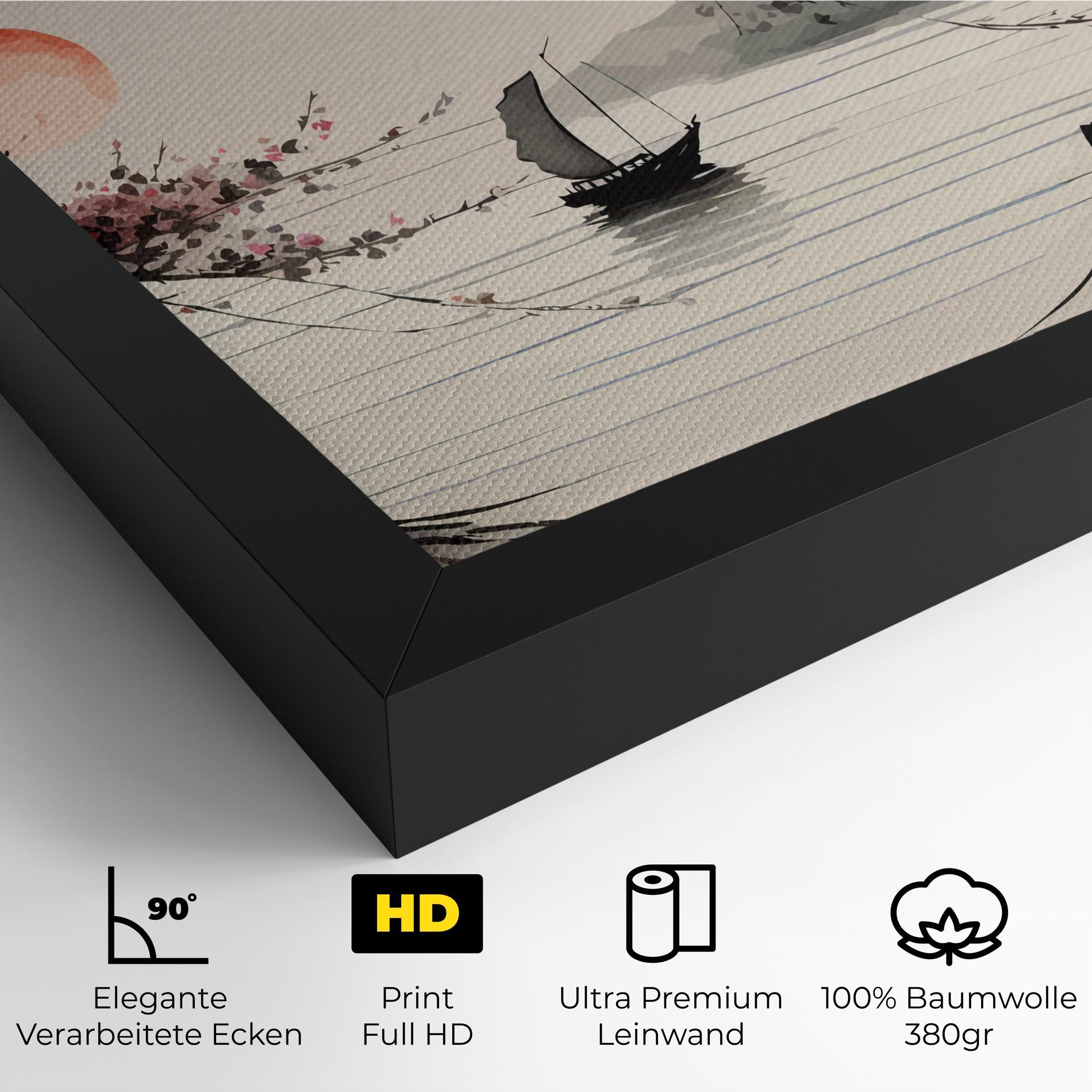 Leinwandbild Relaxing Nature mockup 4