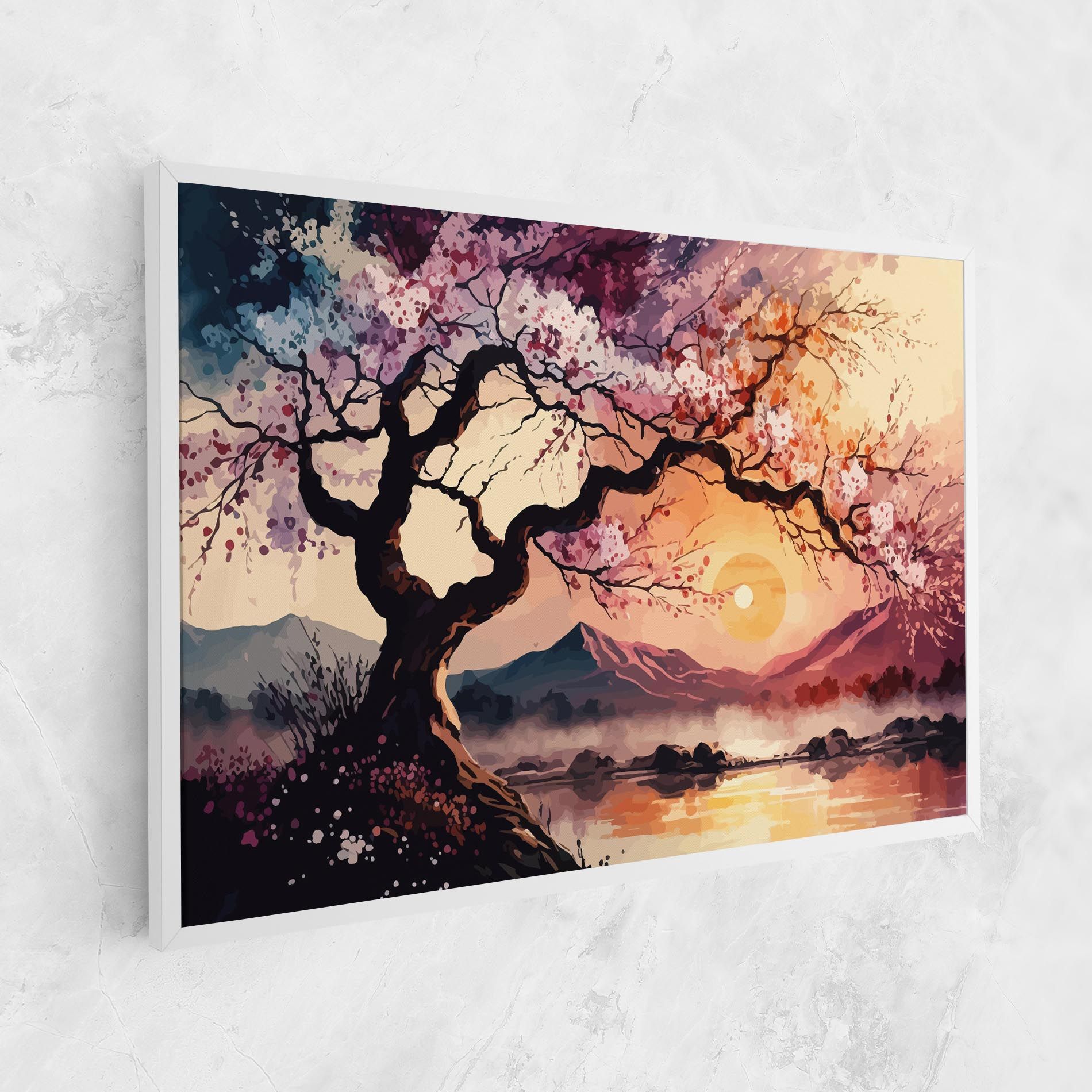 Pink Tree Nature mockup 1